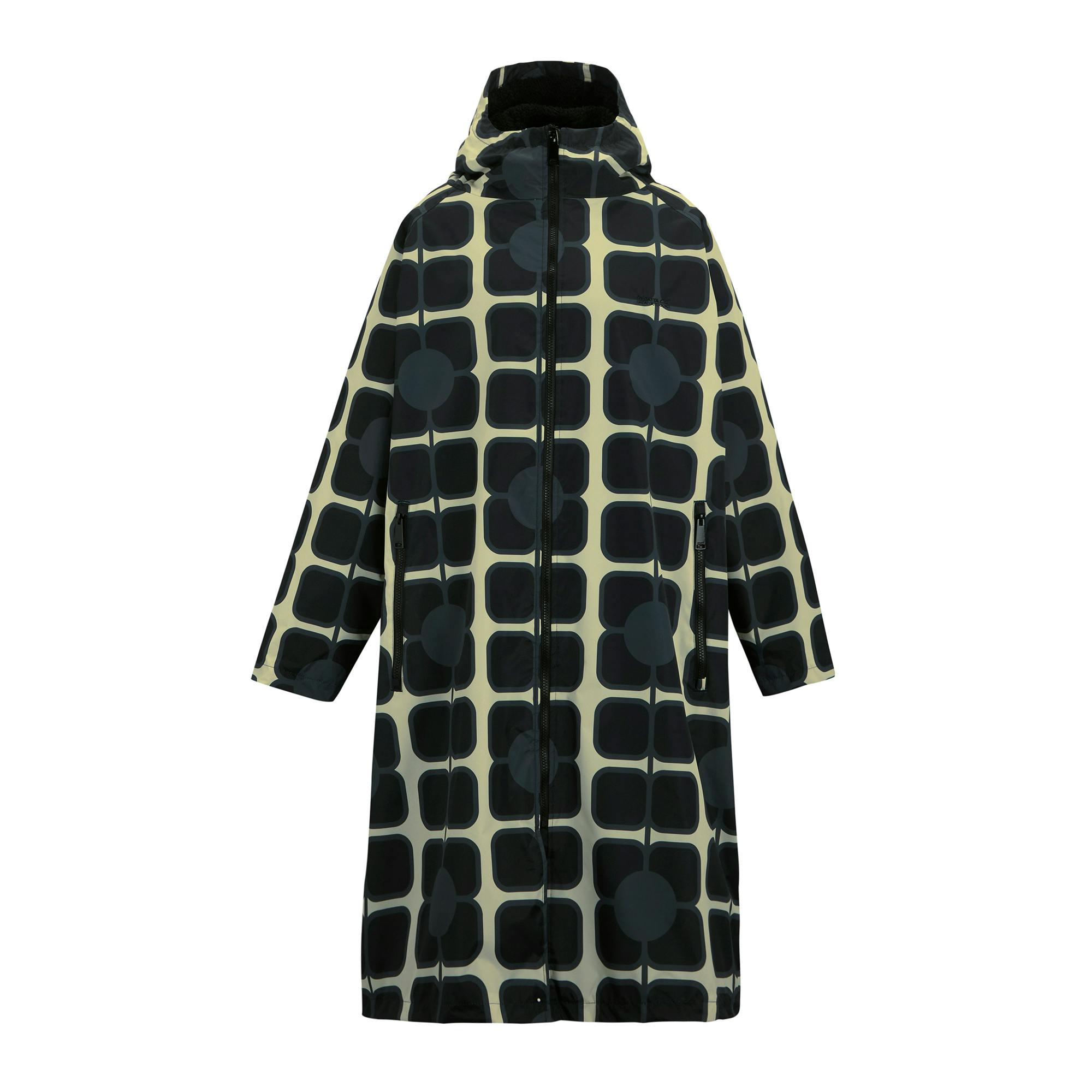 Regatta Women's Orla Kiely Changing Robe - Poppy - One Size - Poppy - 62% Polyester/38% Recycled Polyester