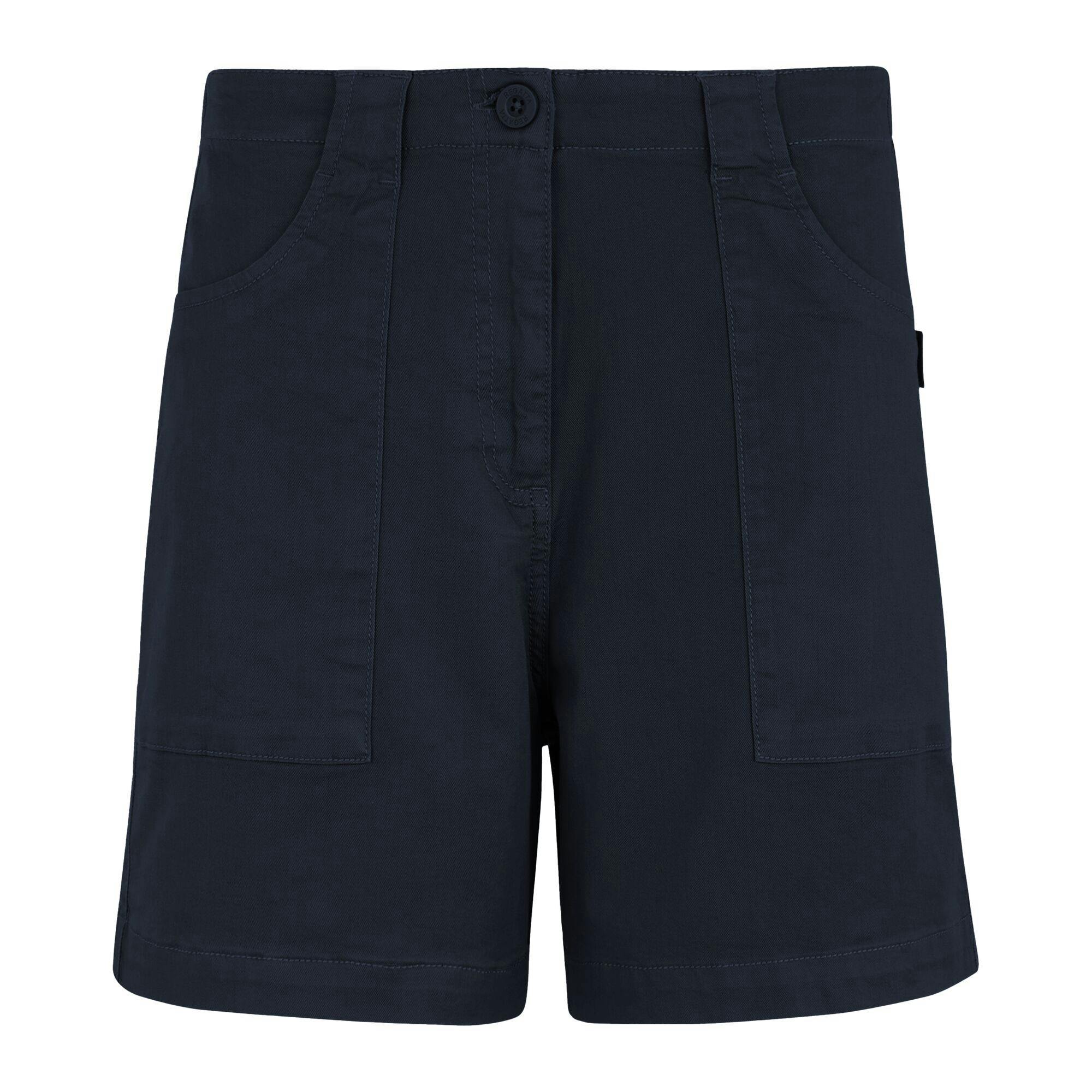 Regatta Women's Liza Shorts - Navy - 20 Uk - Navy - 56% Viscose/40% Cotton/4% Elastane
