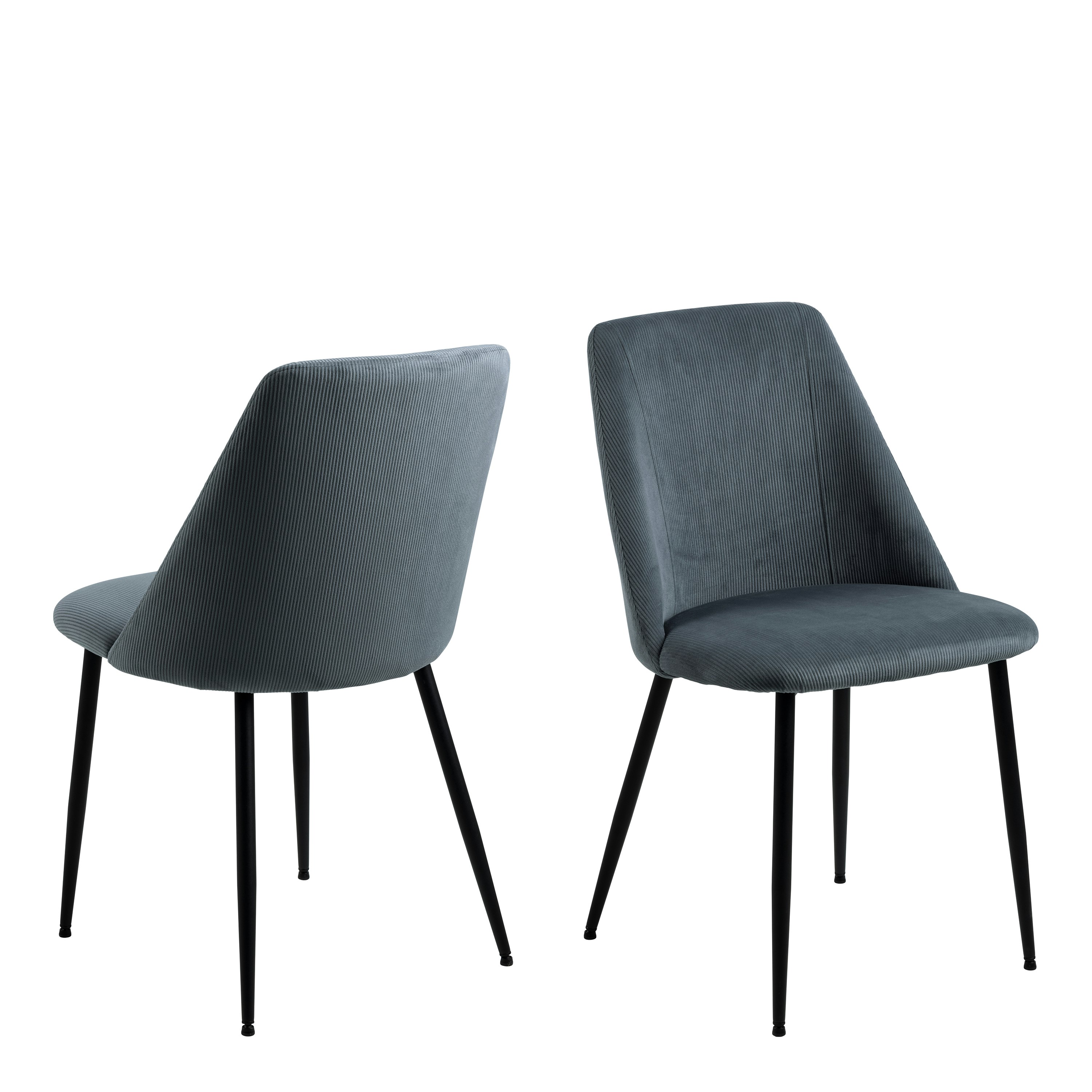 Rackhams Grey Ines Dining Chair In Set Of 4 - 1