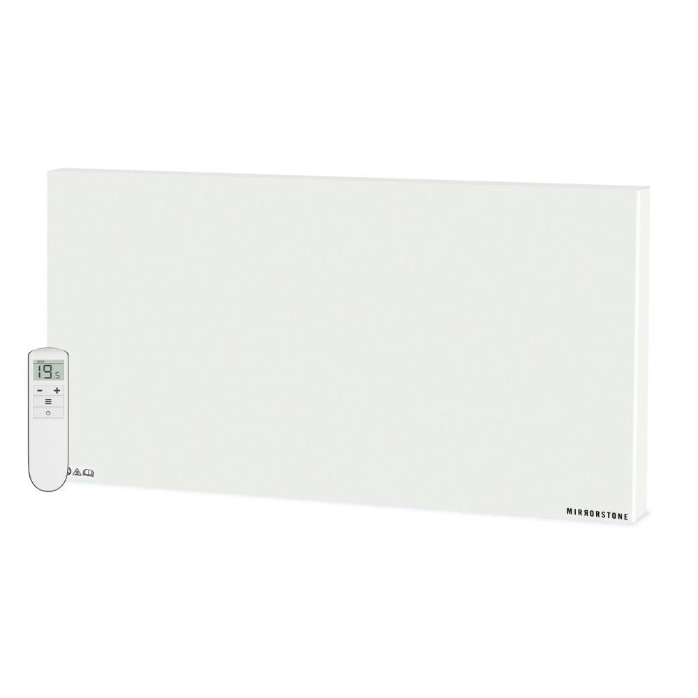 Mirrorstone Heating White Mirrorstone 900W Pro Infrared Heating Panel With Remote - Steel - 900