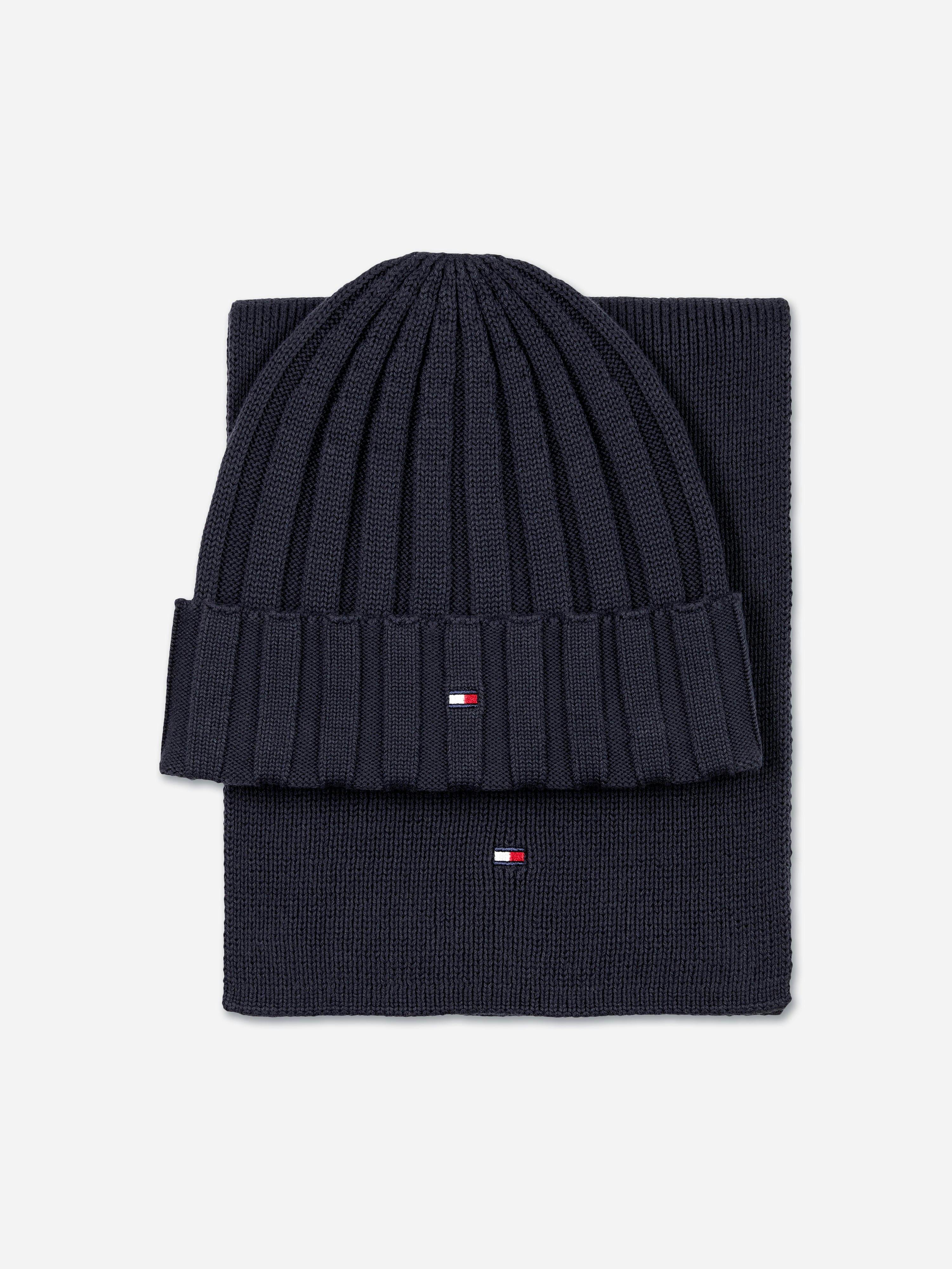 Tommy Hilfiger Boys Kids Small Flag Beanie In Navy - Navy - 54 - 56 Cm