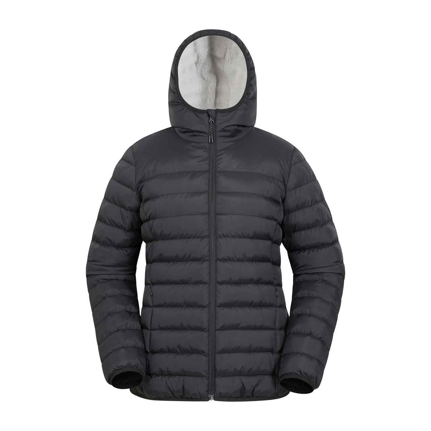 Mountain Warehouse Women's Black / Faux Fur Lined Padded Jacket - 20 Uk - 100% Polyamide