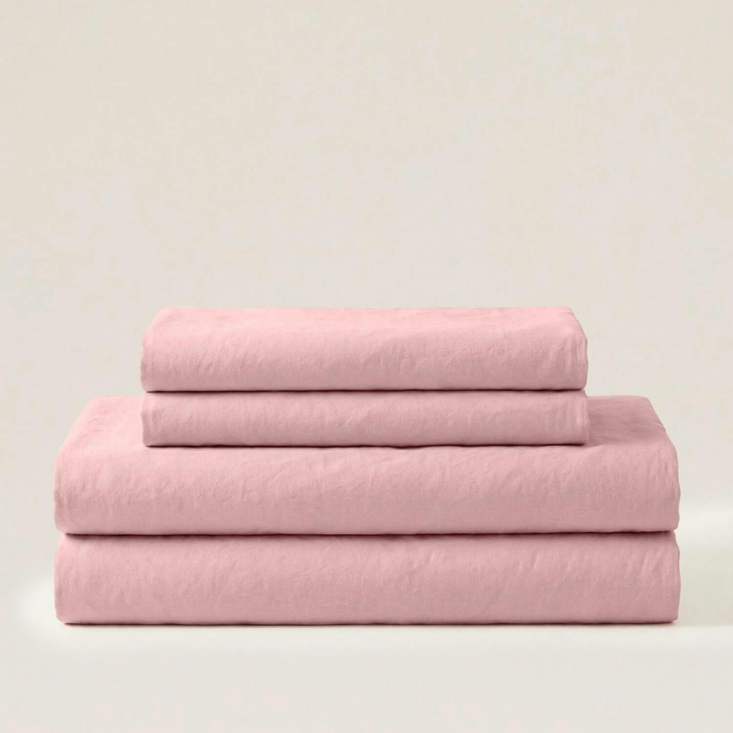 Bedable Pink Percale Essentials Bedding Set - King - King
