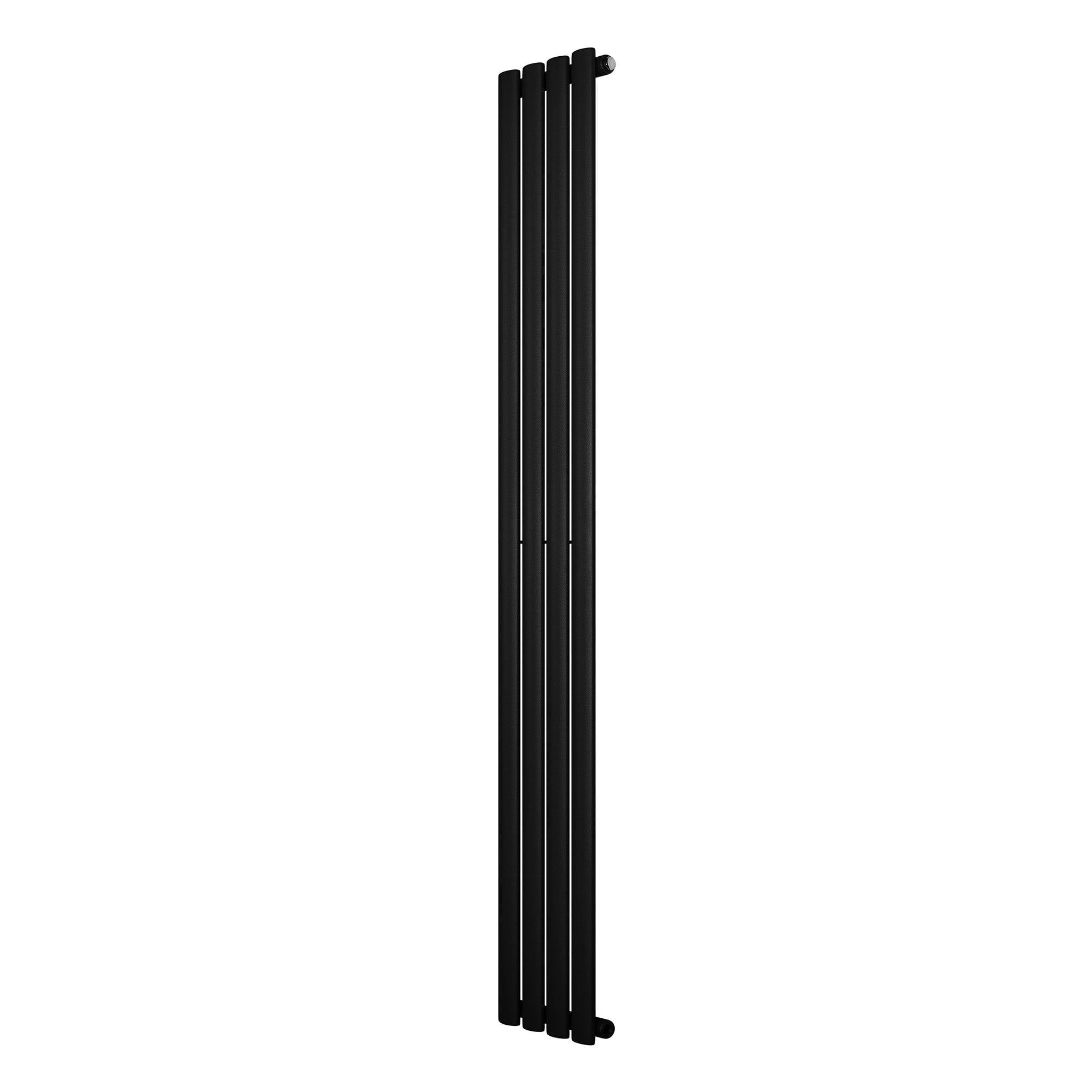 Monstershop Black Oval Single Column Radiator - 1800 X 240Mm