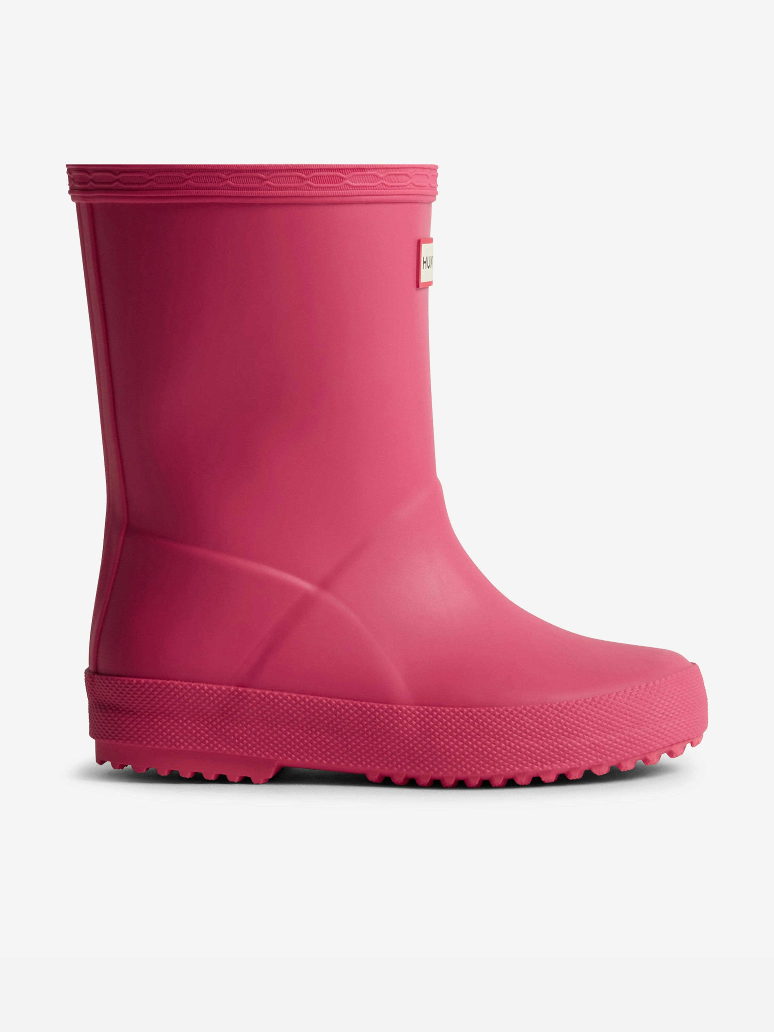 Hunter Unisex Kids Pink Kids First Wellington Boots In - Eu 27 Uk 10