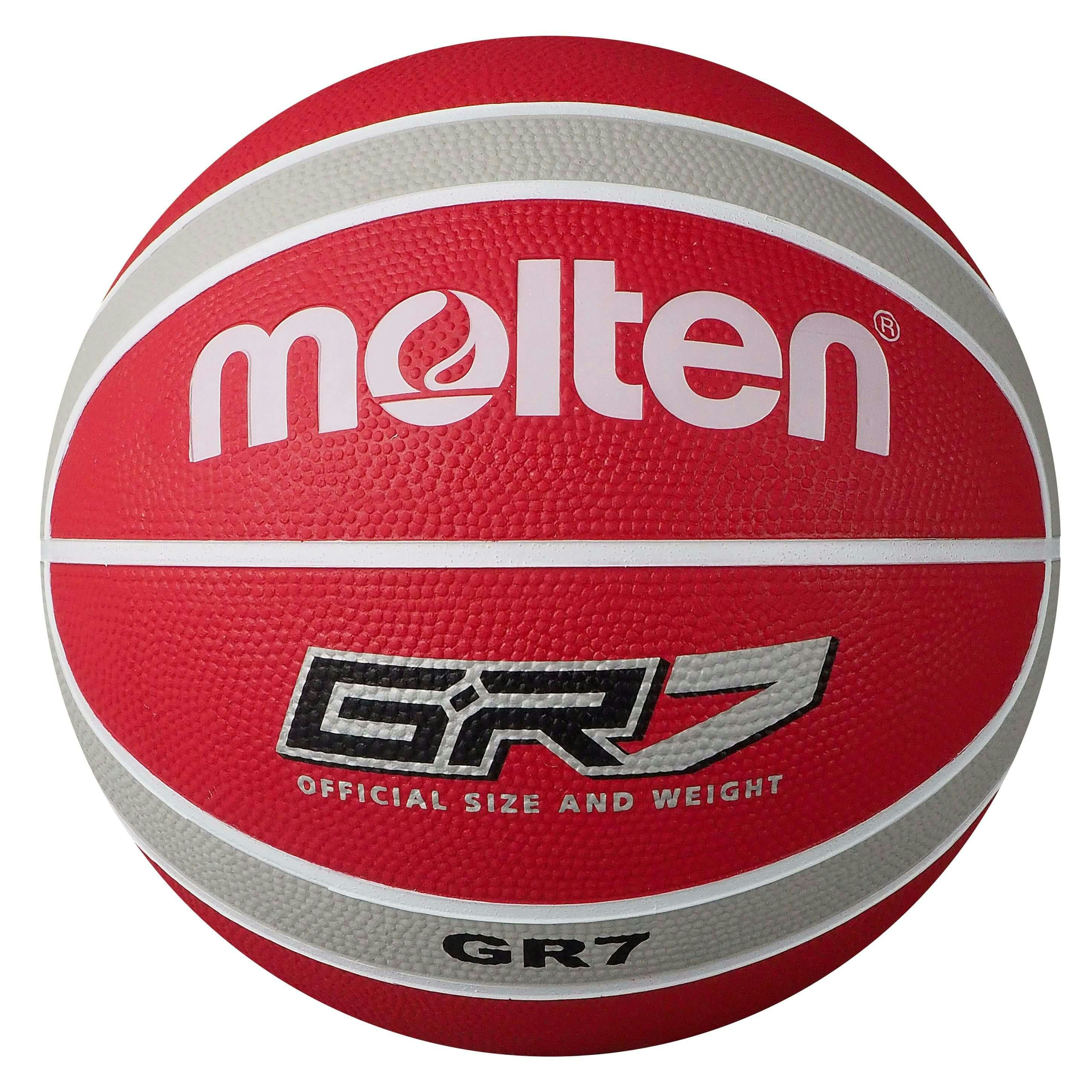 Molten Red/Silver Bgr Basketball - 7