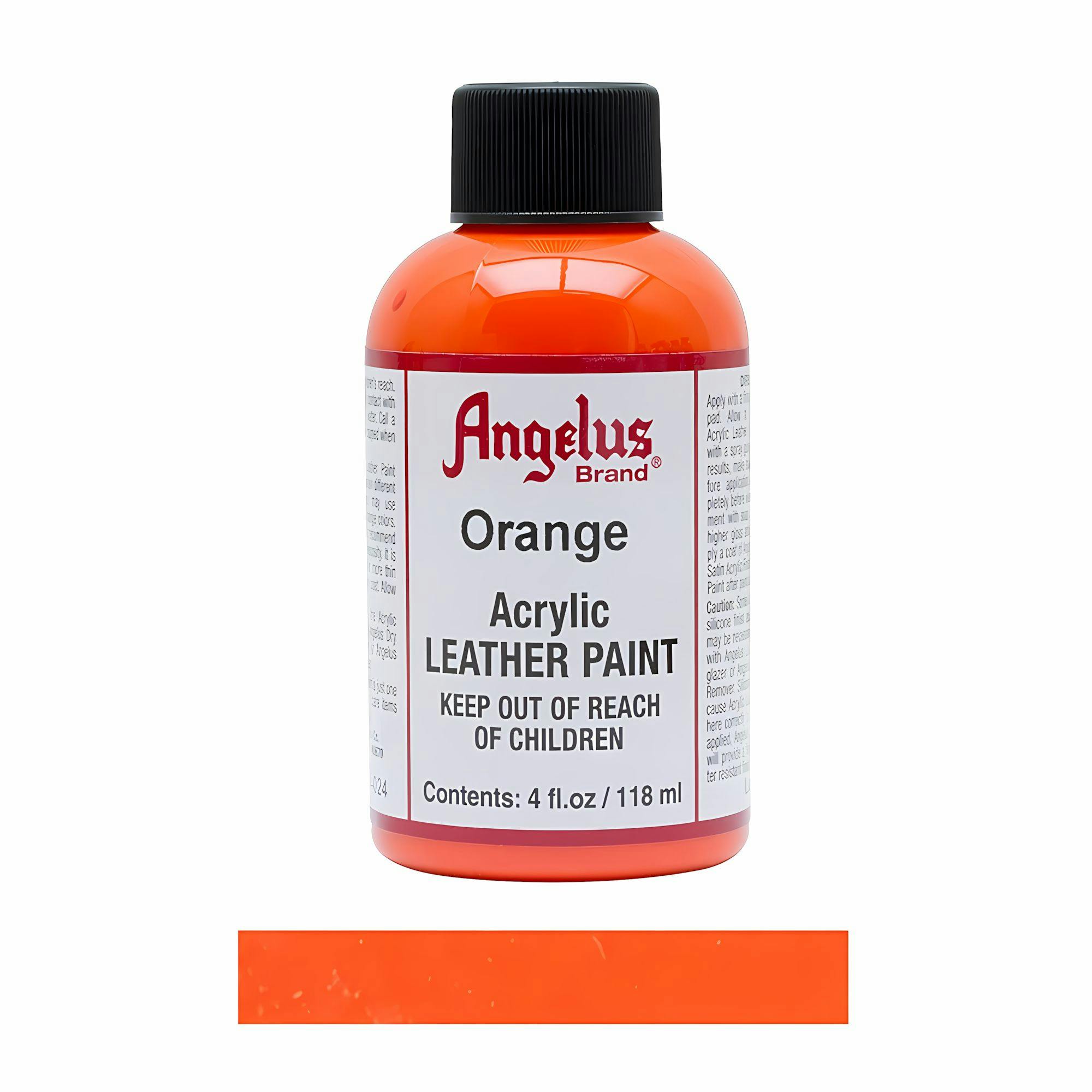 Rackhams Orange Leather Paint For Sneaker Customs And Shoes 4Oz