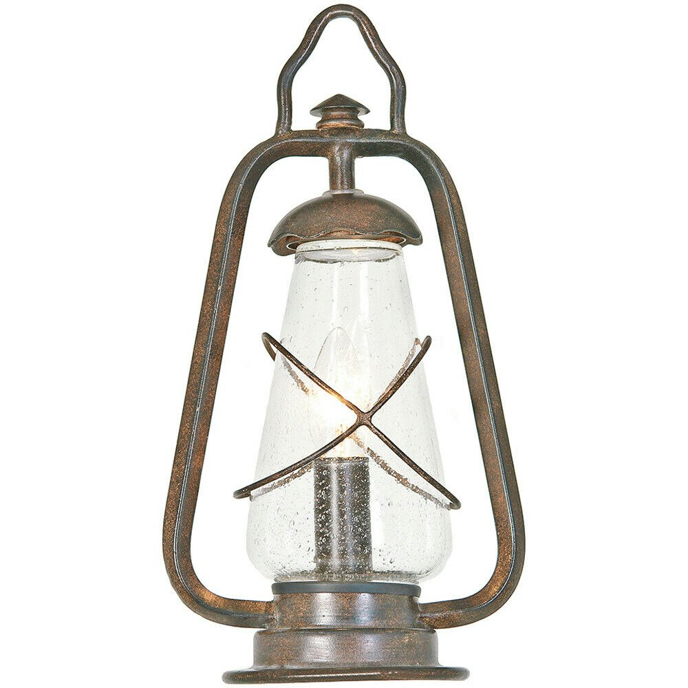 Rackhams Bronze Outdoor Ip44 Bulb Wall Ground Pedestal Old Led E14 60W Size 1