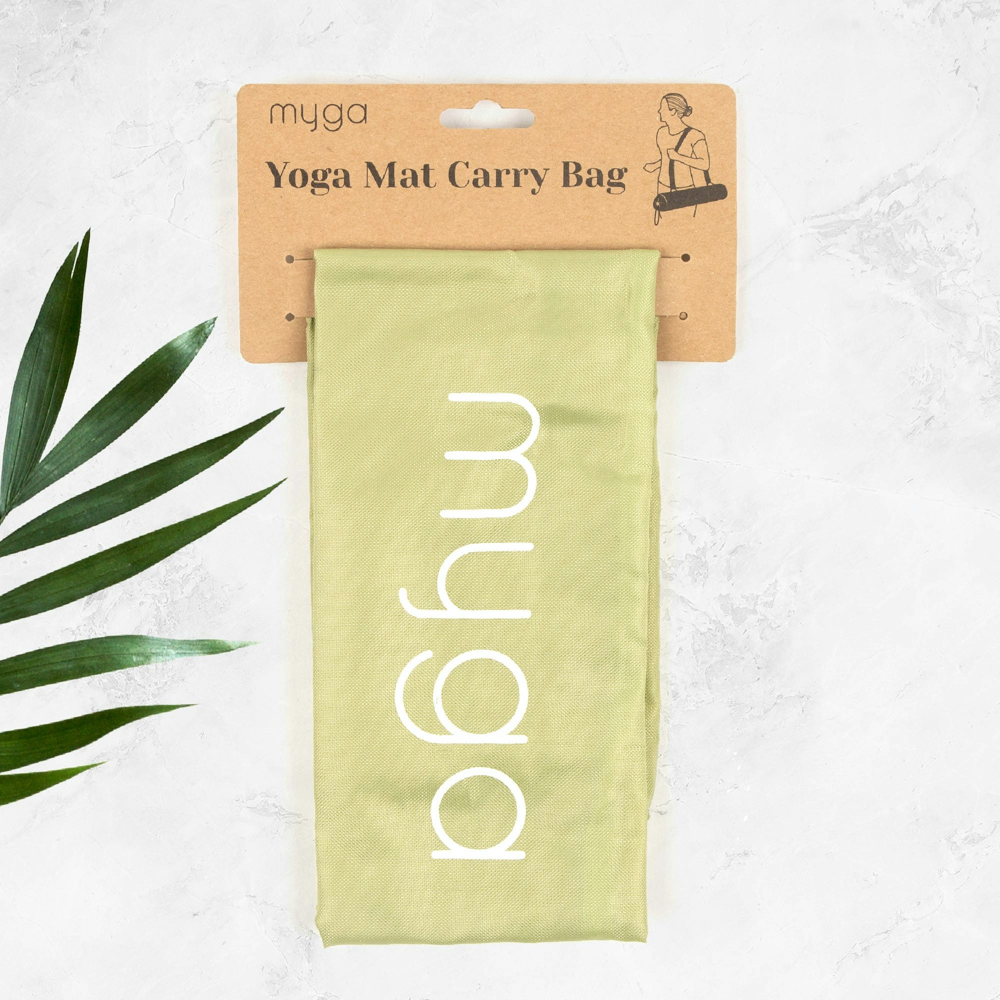 Myga Green Lightweight And Water-Resistant Yoga Mat Bag – Available In 7 Colours