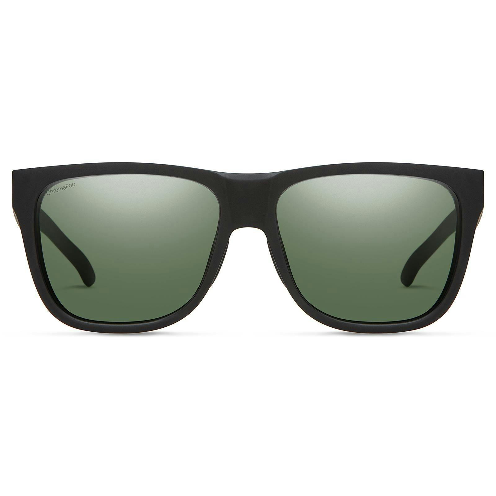 Smith Black/Grey/Green Sunglasses Lowdown 2 003 L7 Matte Chromapop Polarized