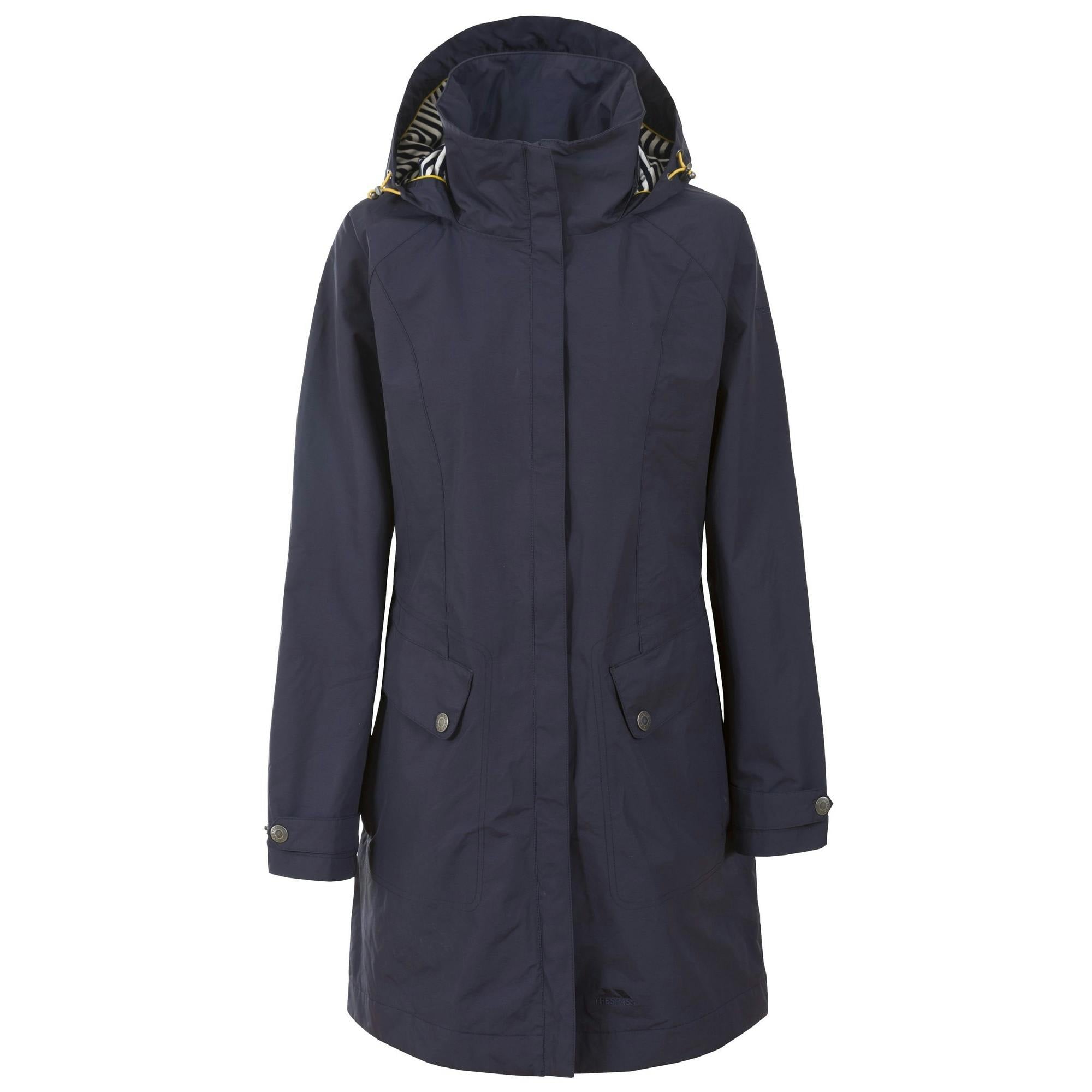 Trespass Women's Rainy Day Waterproof Jacket - Ink - Ink - S - 100% Polyester