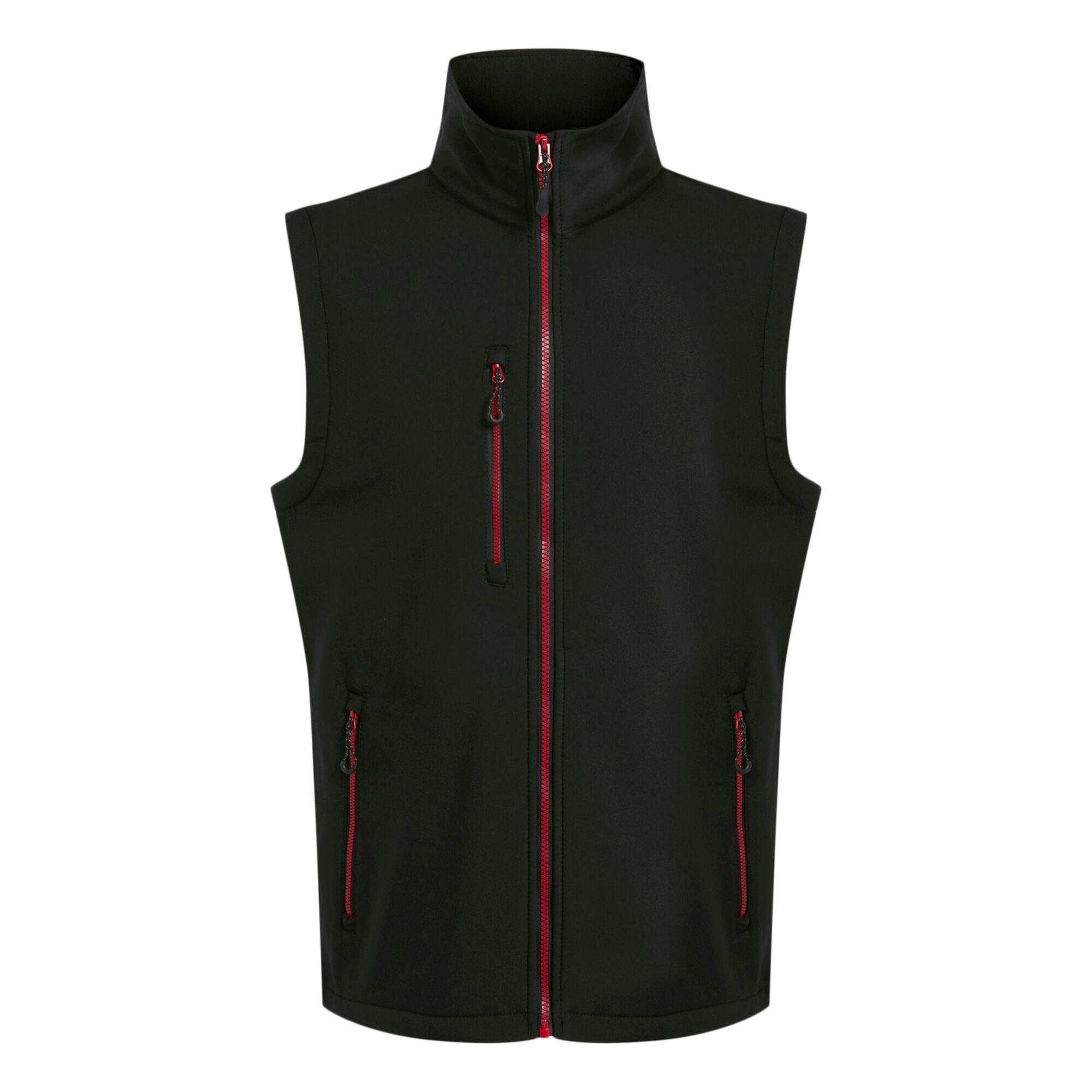 Regatta Men's Black/Red Professional Softshell 2 Layer Body Warmer - /Classic - Xl - /Classic - 100% Mixed