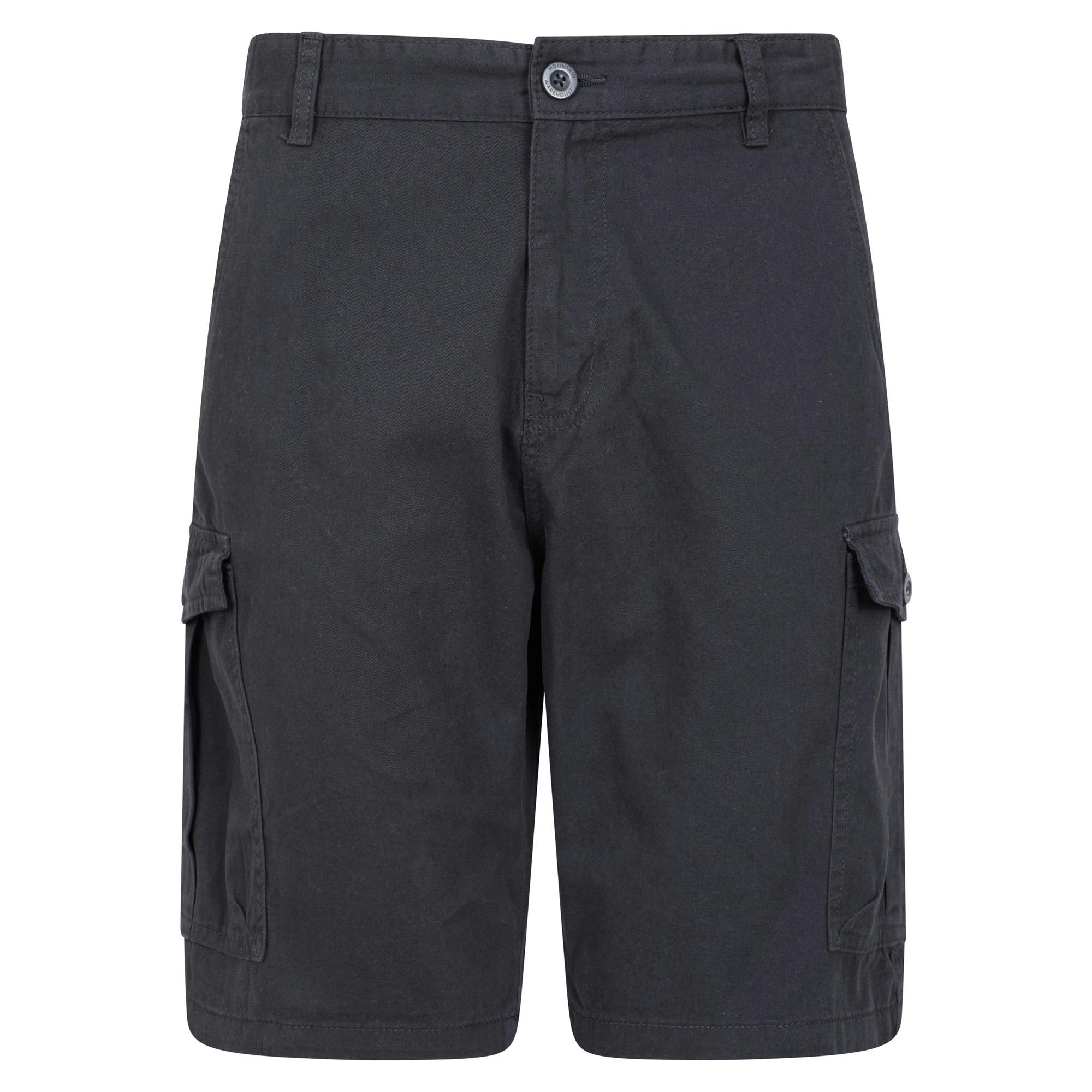 Mountain Warehouse Men's Lakeside Cargo Shorts - Navy - 40R - Navy - 100% Cotton