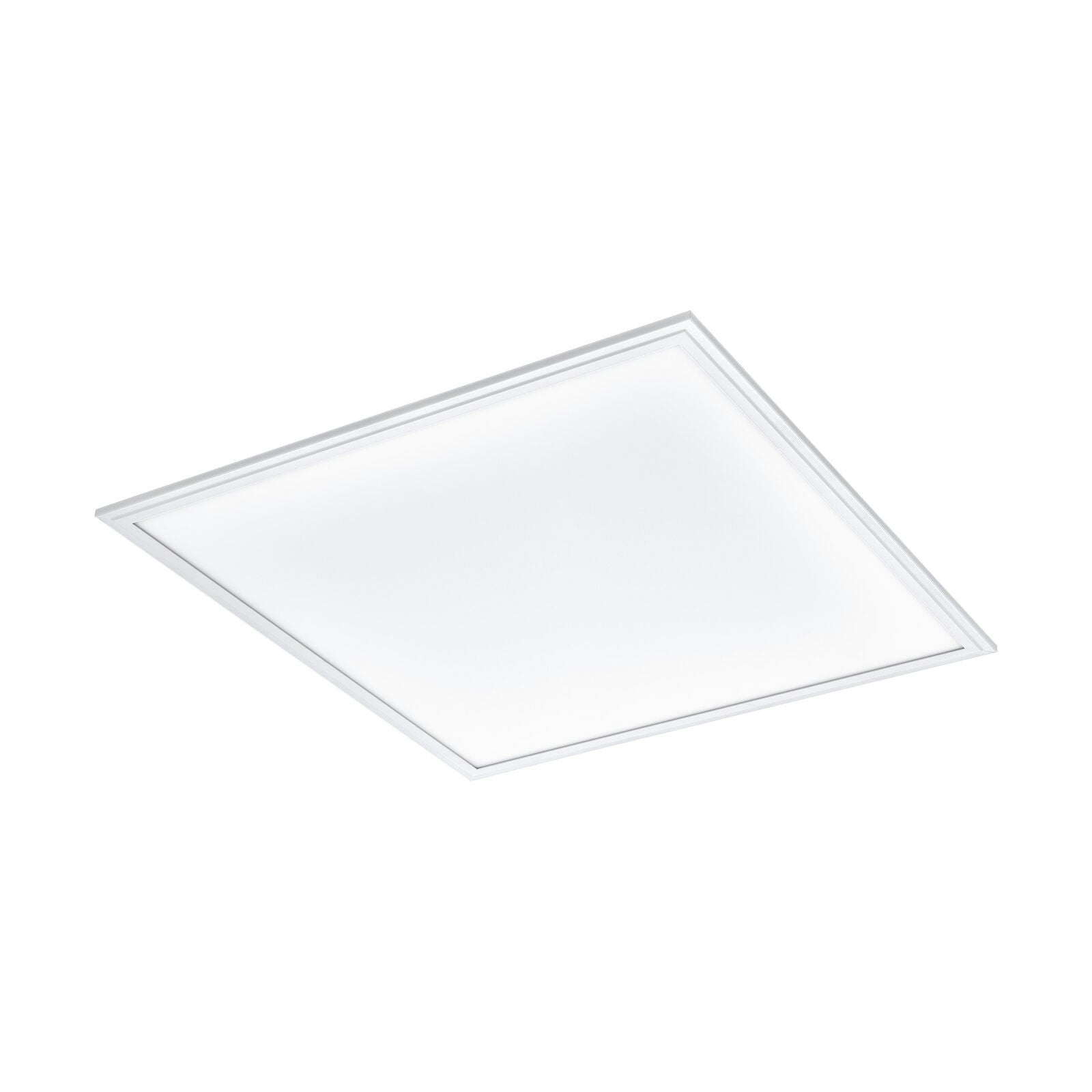 Rackhams Light/White Flush Ceiling Panel 6205Mm Sqaure Tile 40W Built In Led 4000K