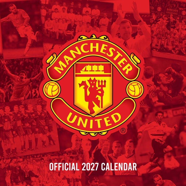 Manchester United FC Legends Square Calendar 2027 Birthday Xmas Gift - Image 8