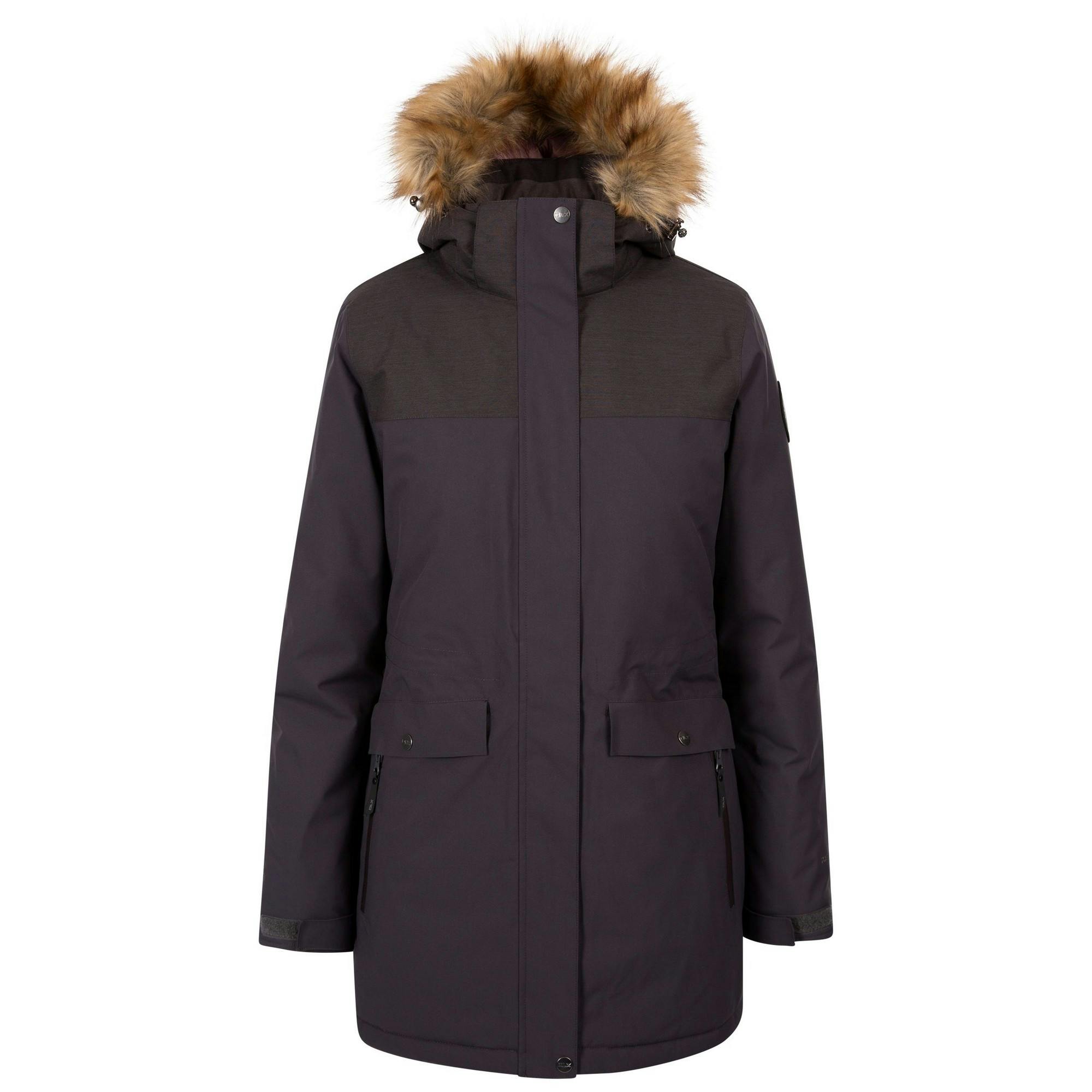 Trespass Womens/Ladies Miranda DLX Waterproof Jacket (Dark Grey) - Size Small - Image 2