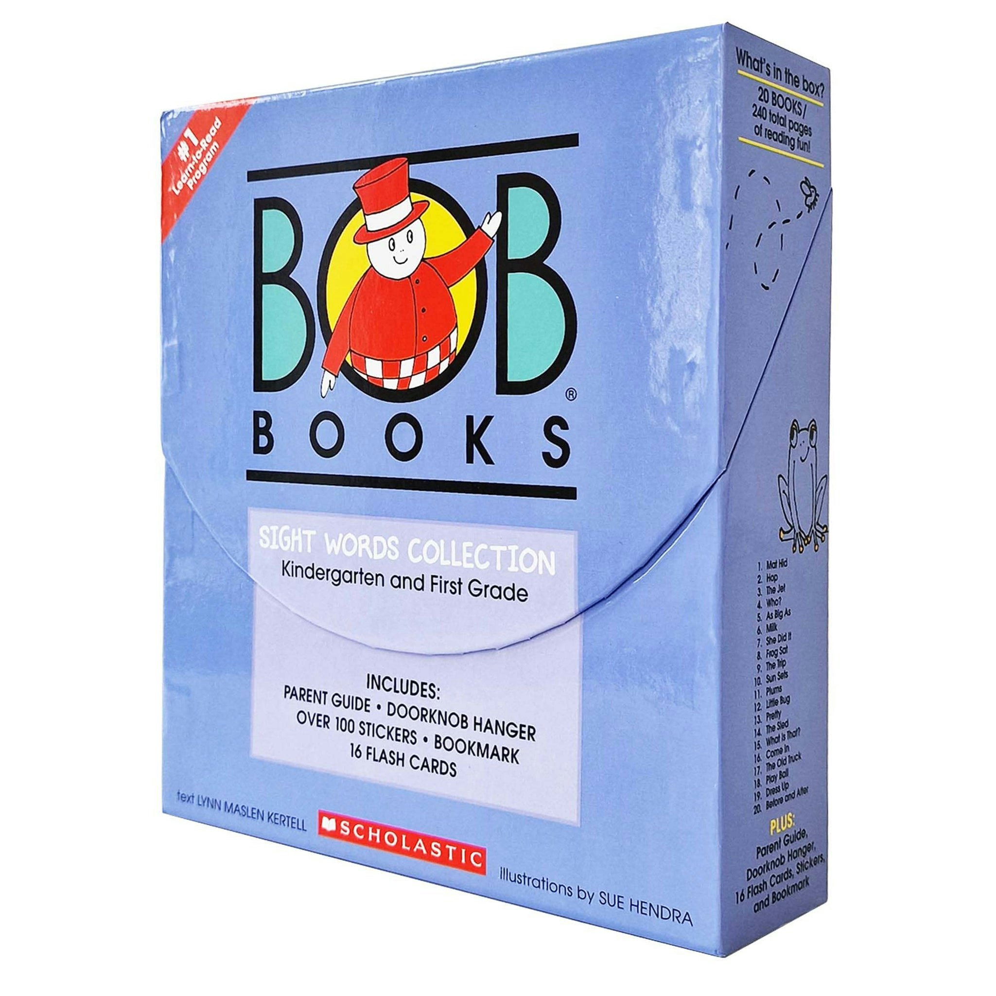 Scholastic Bob Books Sight Words Collection Box Set - Kindergarten And First Grade