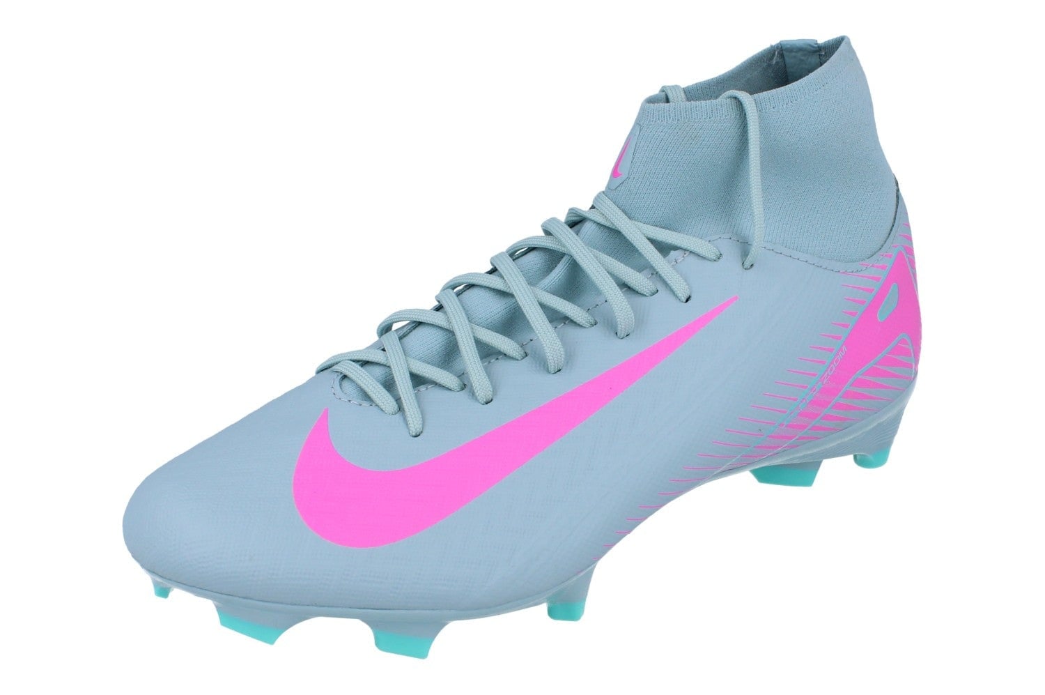 Nike Men's Pink Zoom Superfly 10 Academy Fg/Mg Football Boots Fq1456 301 - Uk 9.5 | Us 10.5 | Eu 44.5