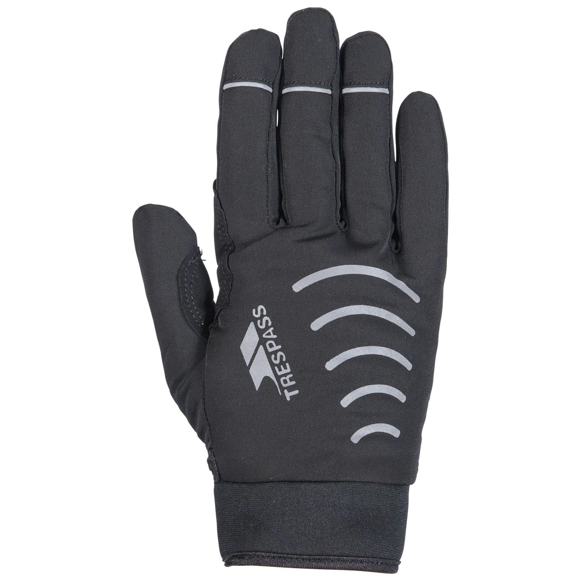 Trespass Unisex Black Adults Crossover Gloves (1 Pair) - Xl - 96% Polyester/4% Lycra