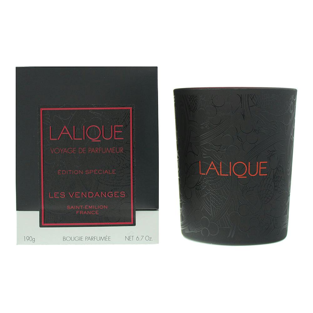 Lalique Les Vendanges Saint-Emilion France Perfumed Candle 190G