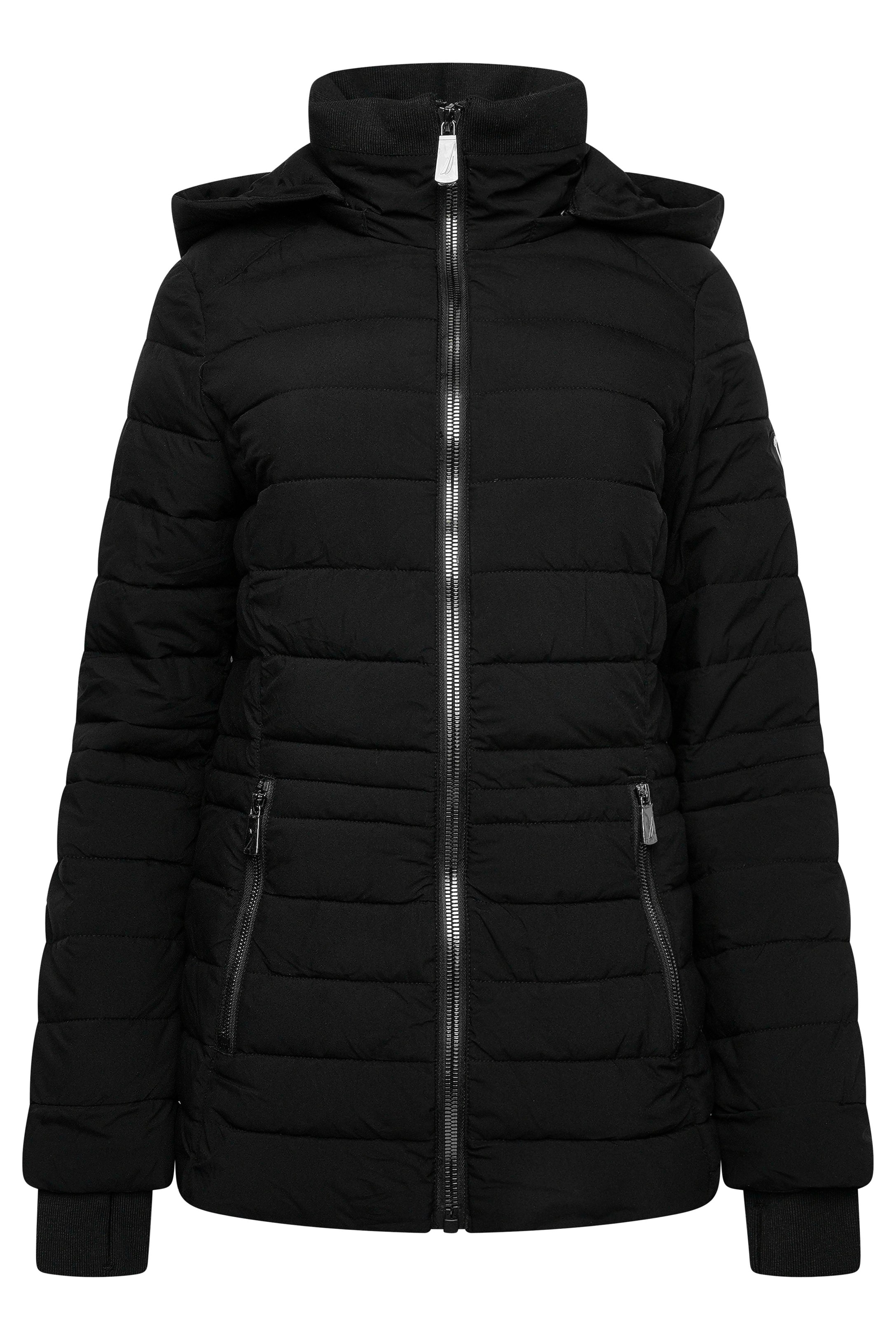Nautica Women's Black Puffer Jacket In - S