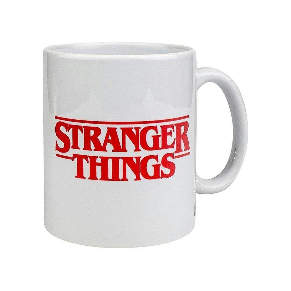 Stranger Things White/Red Logo Mug - One Size