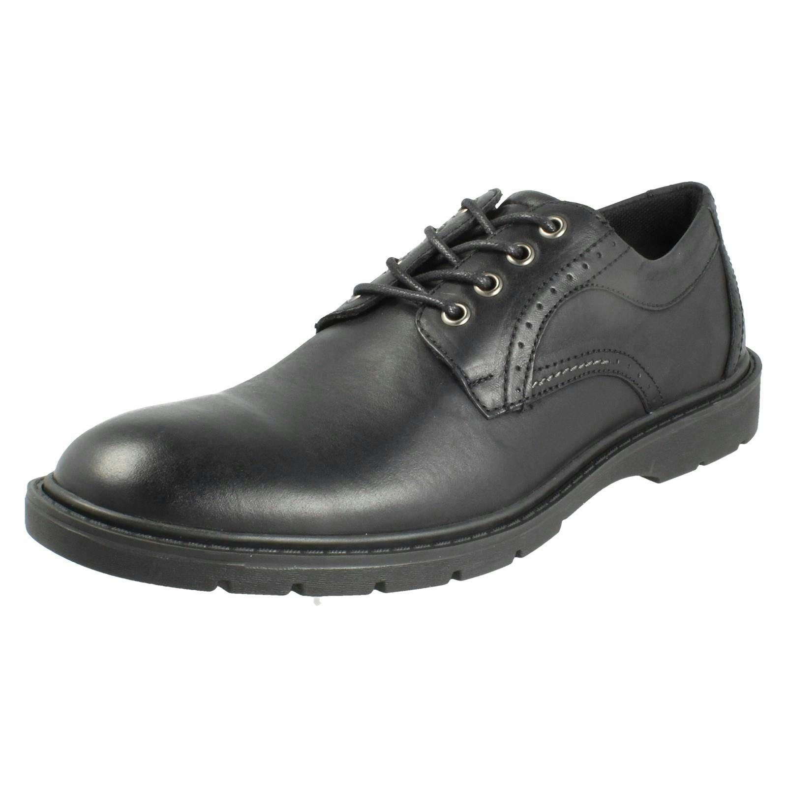 Thomas Blunt Men's Black Lace Up Smart Shoes A2219 - Uk 8