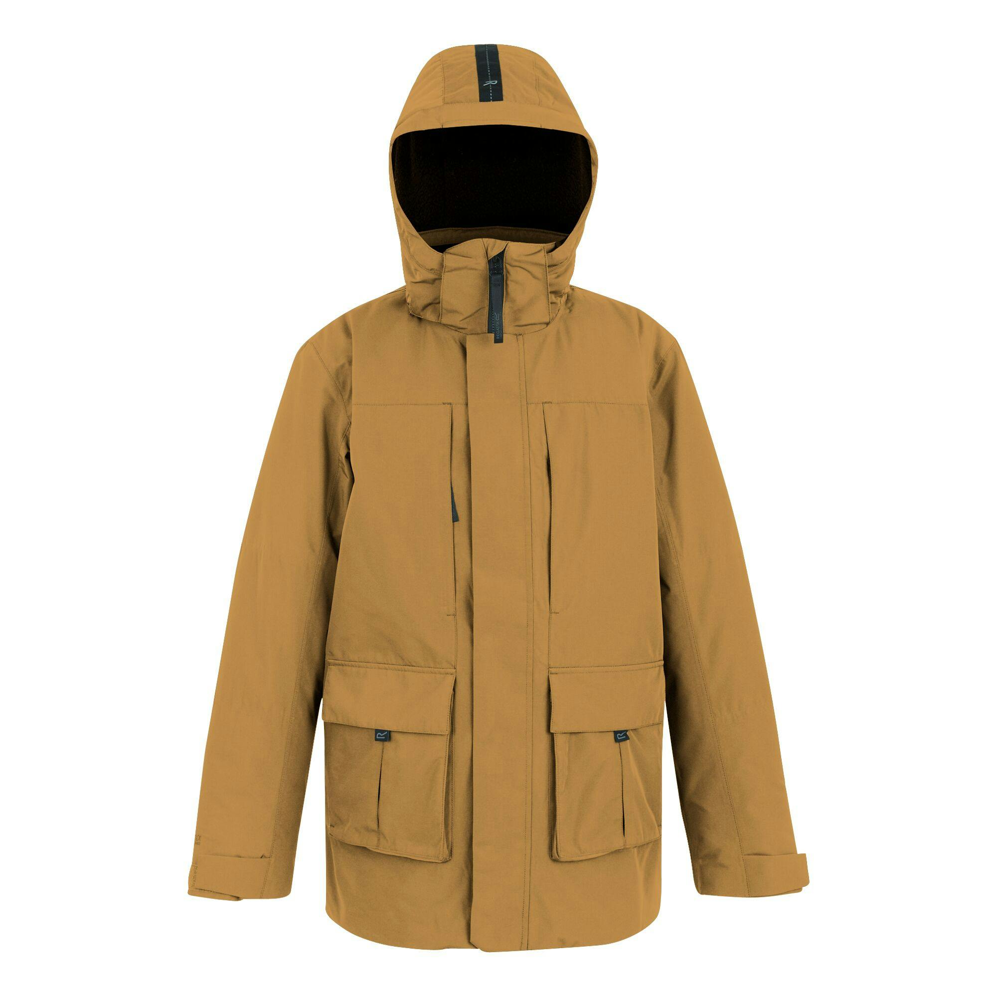 Regatta Men's Brown/Black Marron Insulated Waterproof Jacket - Nut - L - Nut - 100% Polyester