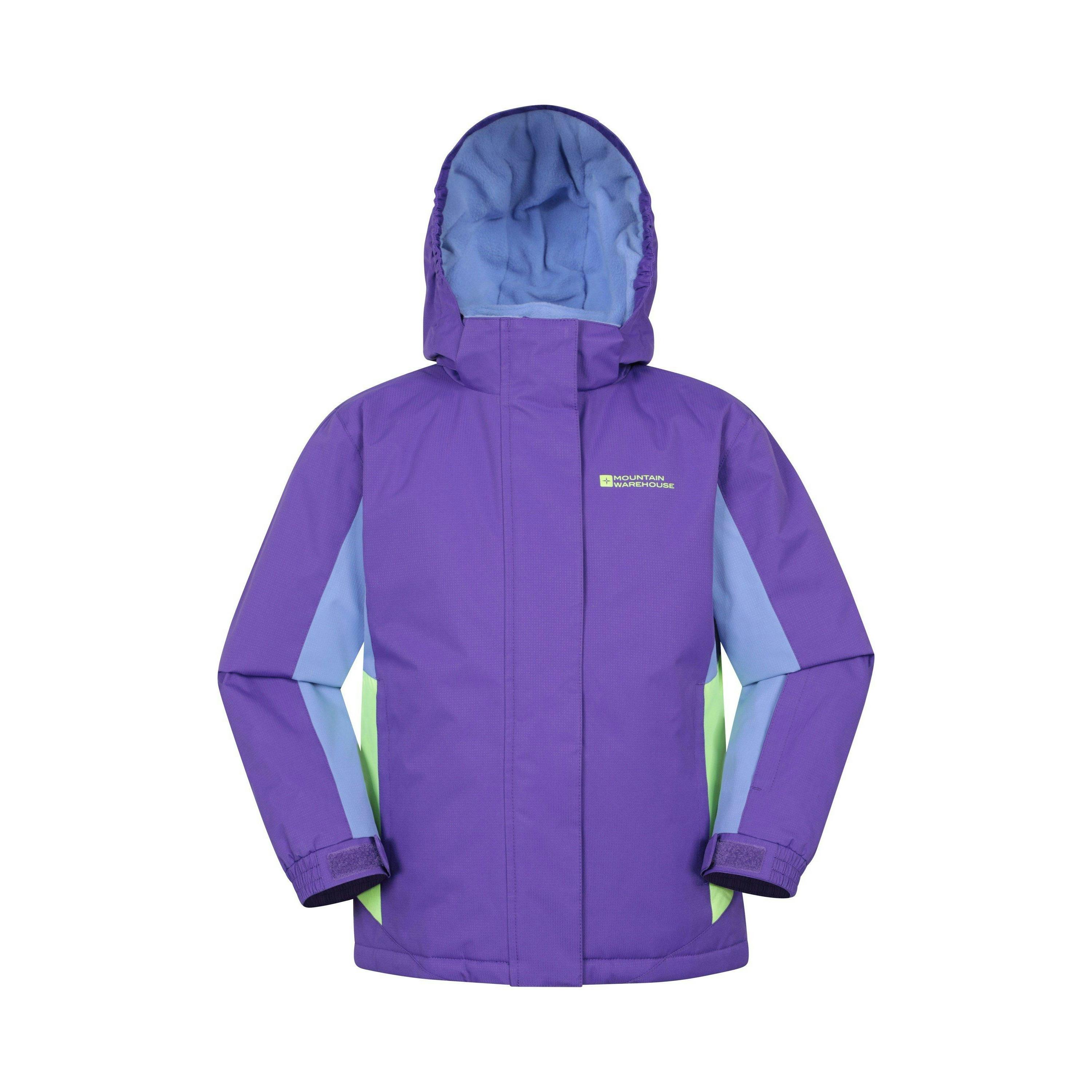 Mountain Warehouse Purple Kids Honey Ski Jacket - 13 Years - 100% Polyester
