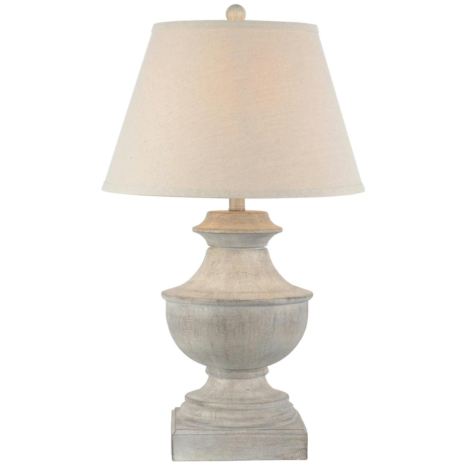 Hill Interiors White Montara Table Lamp (Uk Plug) - One Size - 100% Mixed