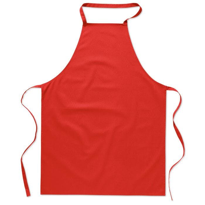 Rackhams Red Kitab Cotton Kitchen Apron - One Size - 100% Mixed