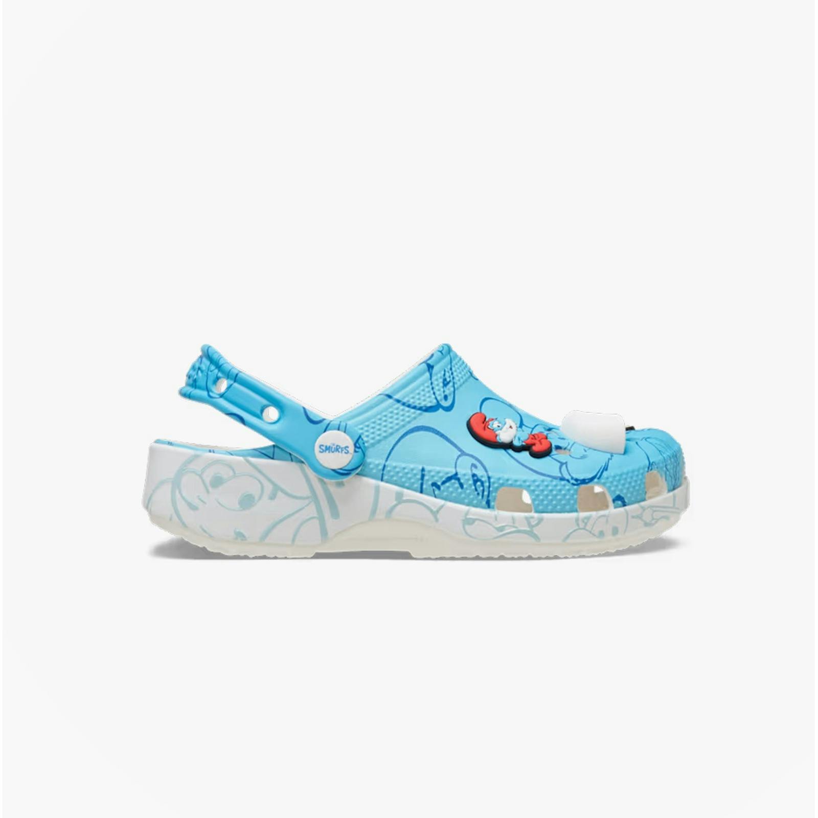 Crocs Unisex Smurfs Classic Kids Clogs Multi - Uk 5 (Older Kids) - Multicoloured