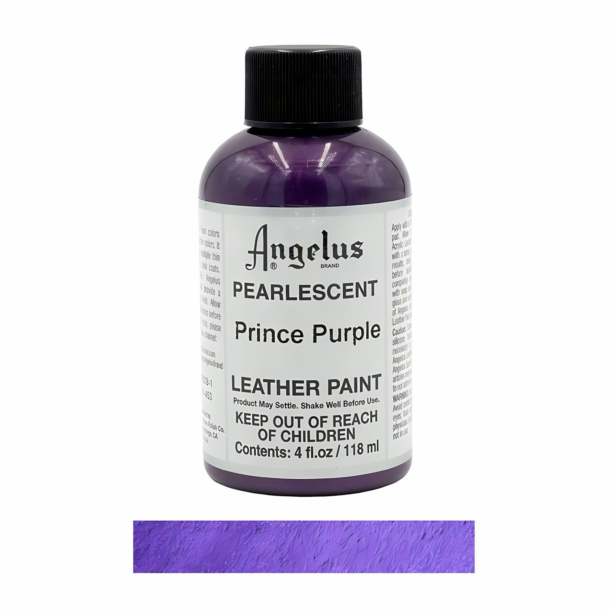 Angelus Purple Pearlescent Leather Paint For Sneaker Customs 4Oz - Prince