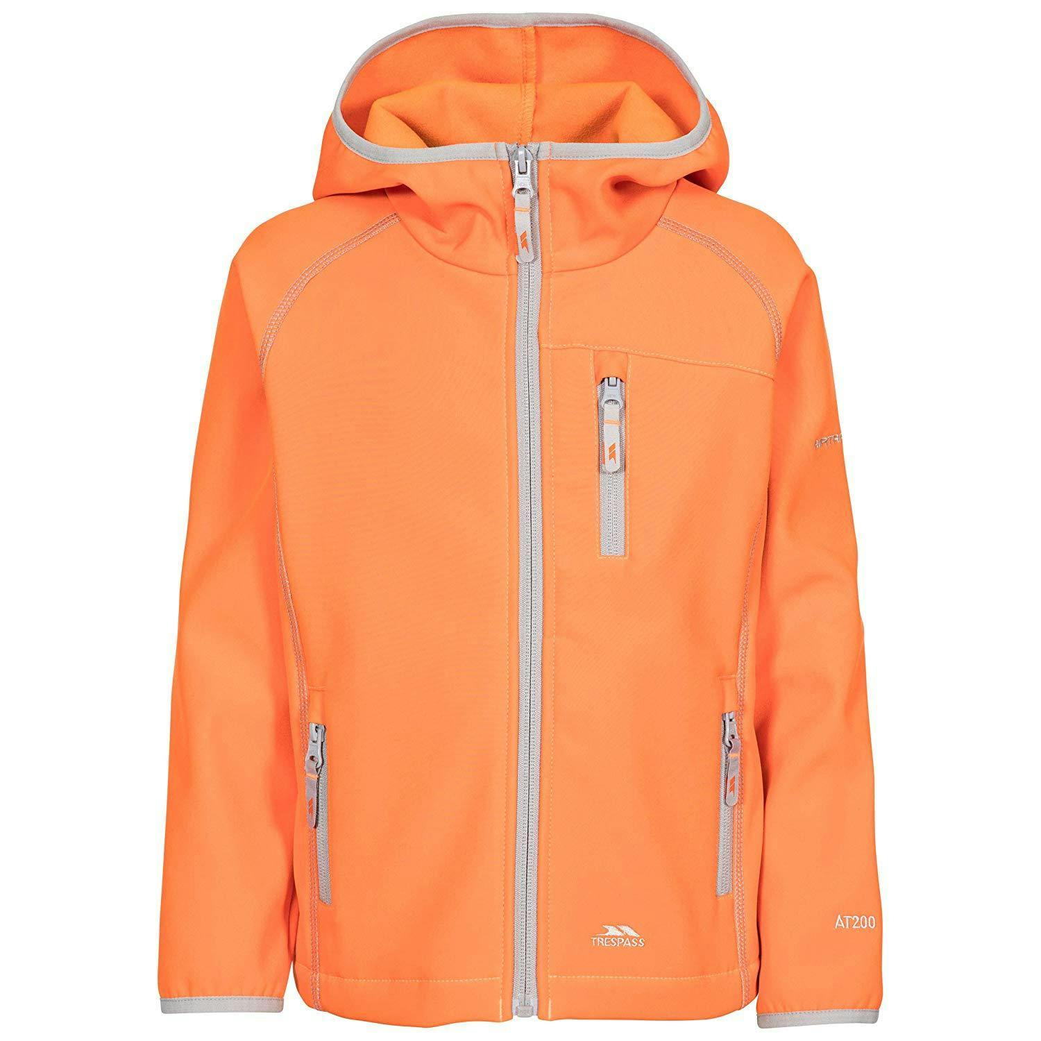 Trespass (2/3 Years, Sunset) Childrens/Kids Kian Softshell Jacket - Image 2