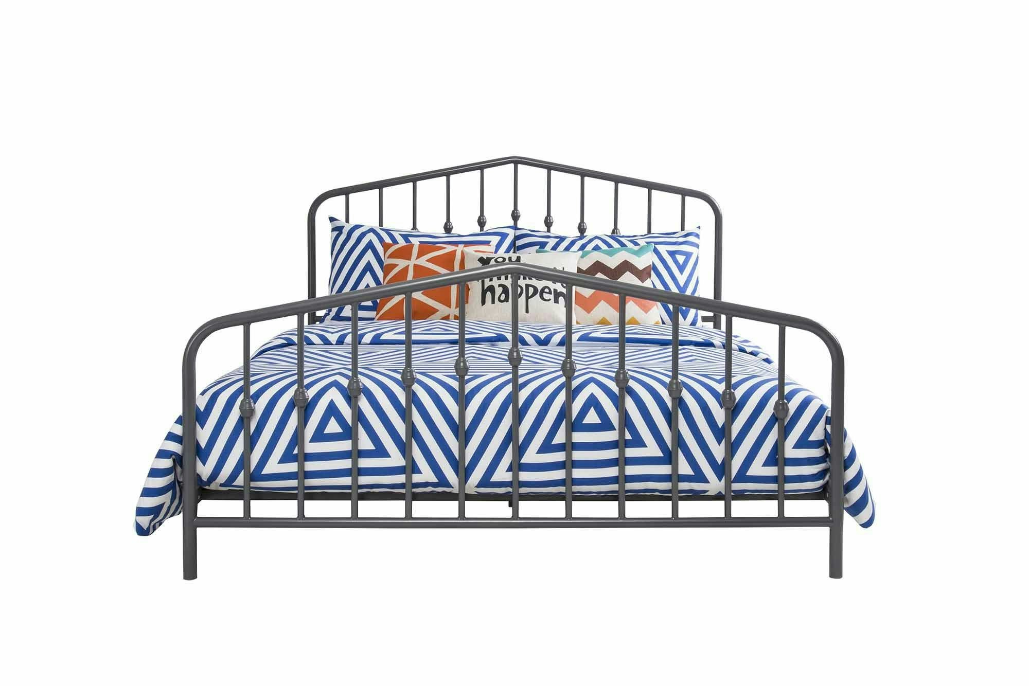 Dorel Home Grey Bushwick Metal Bed - Double