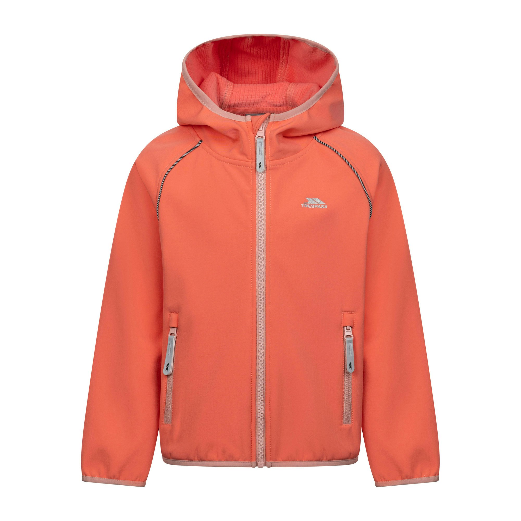 Trespass Orange Childrens/Kids Belmoon Soft Shell Jacket - Soft - 9-10 Years - Soft