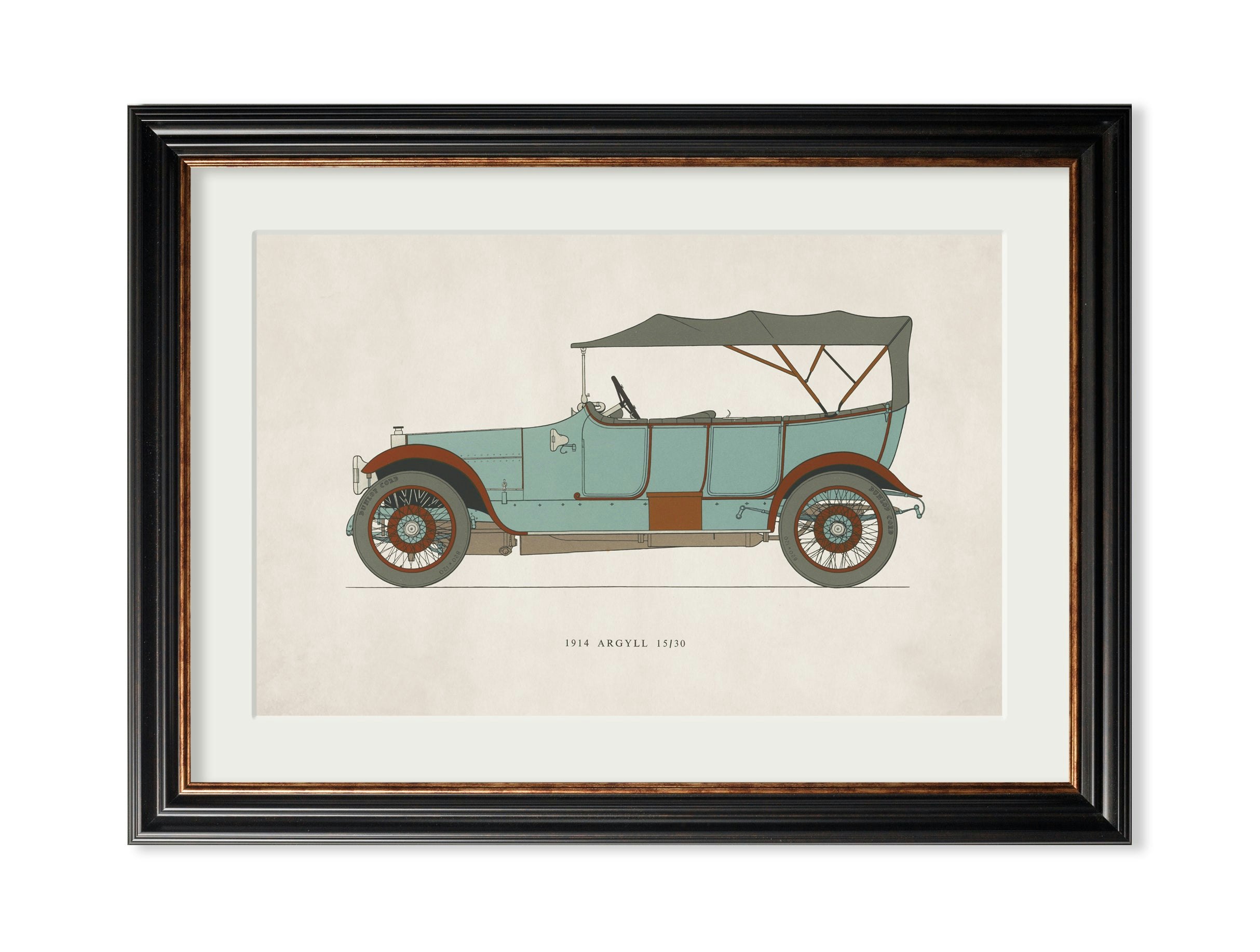 Rackhams 1914 Argyll 15/30 - 35 X 50Cm - York Slim