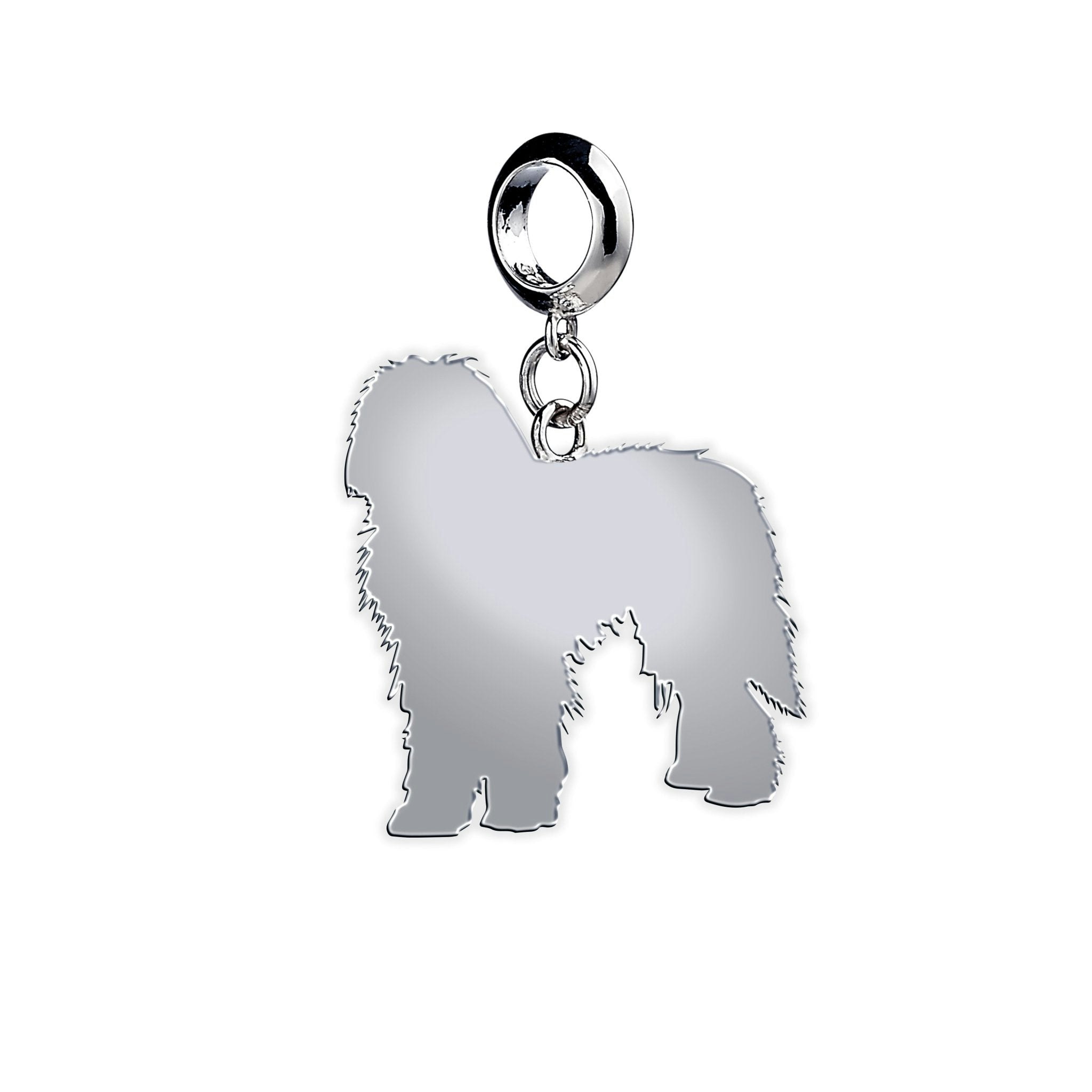 Mylee London Silver Bergamasco Silhouette Charm - No - Slider Charm