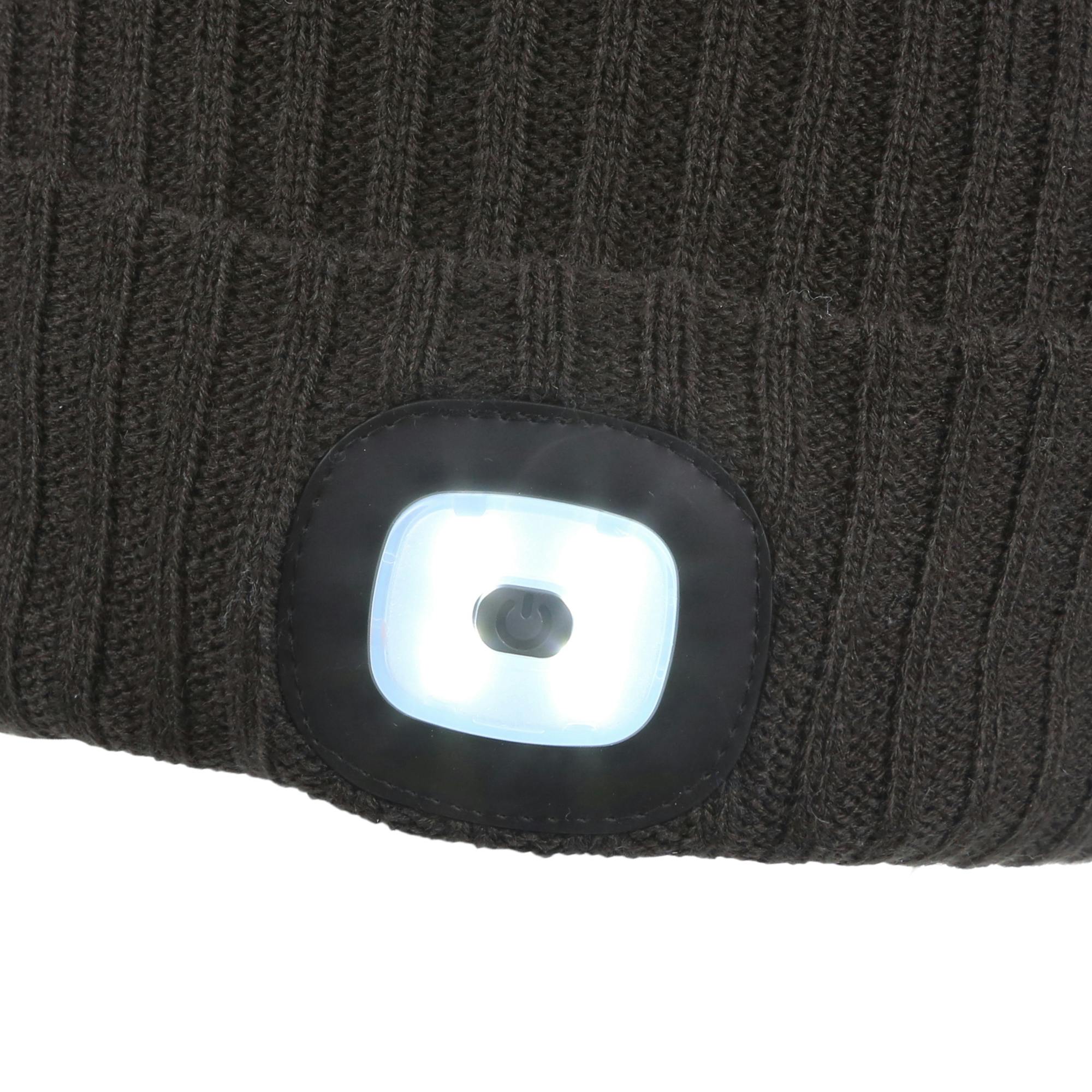 Regatta Unisex Black Adult Torch Ii Beanie - One Size - 100% Acrylic