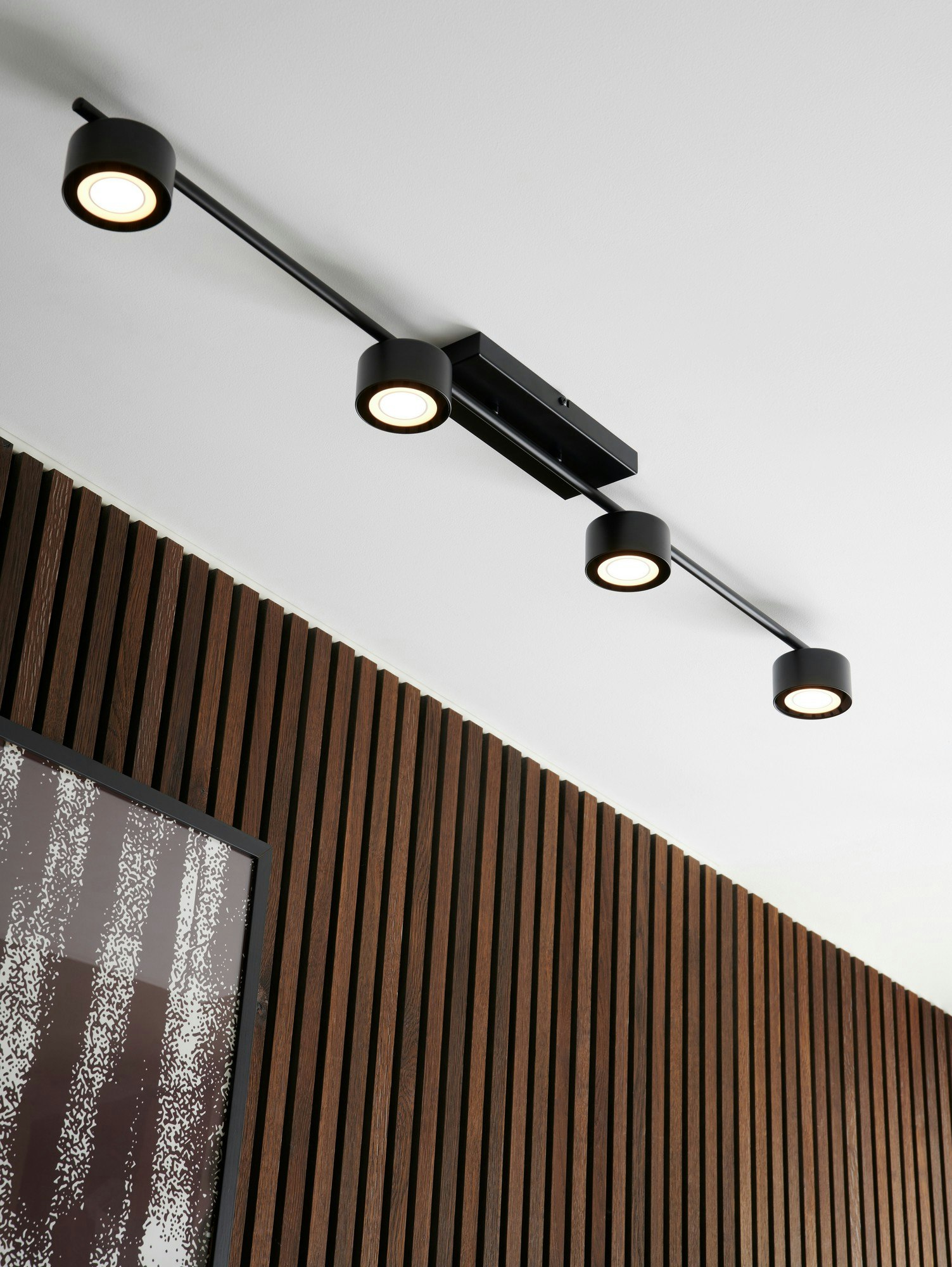 Rackhams Light/Black Clyde 4-Rail | Spot | - Metal - 1