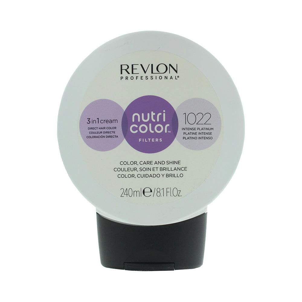 Nutri Color Filters Cream Revlon 3 In 1 1022 Intense Platinum Hair Colour 240Ml