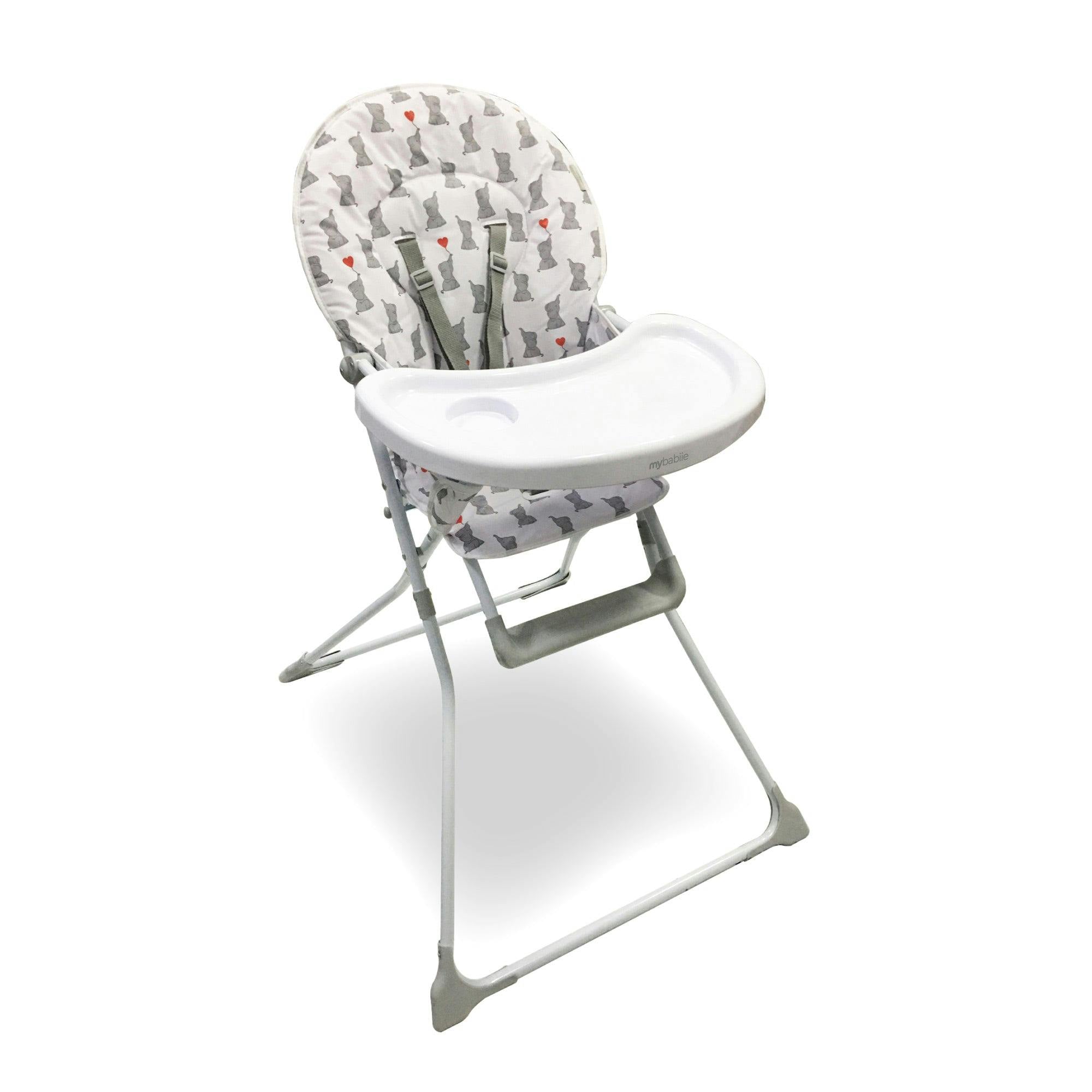 My Babiie Mbhc1 Compact Highchair - Elephants - Image 3