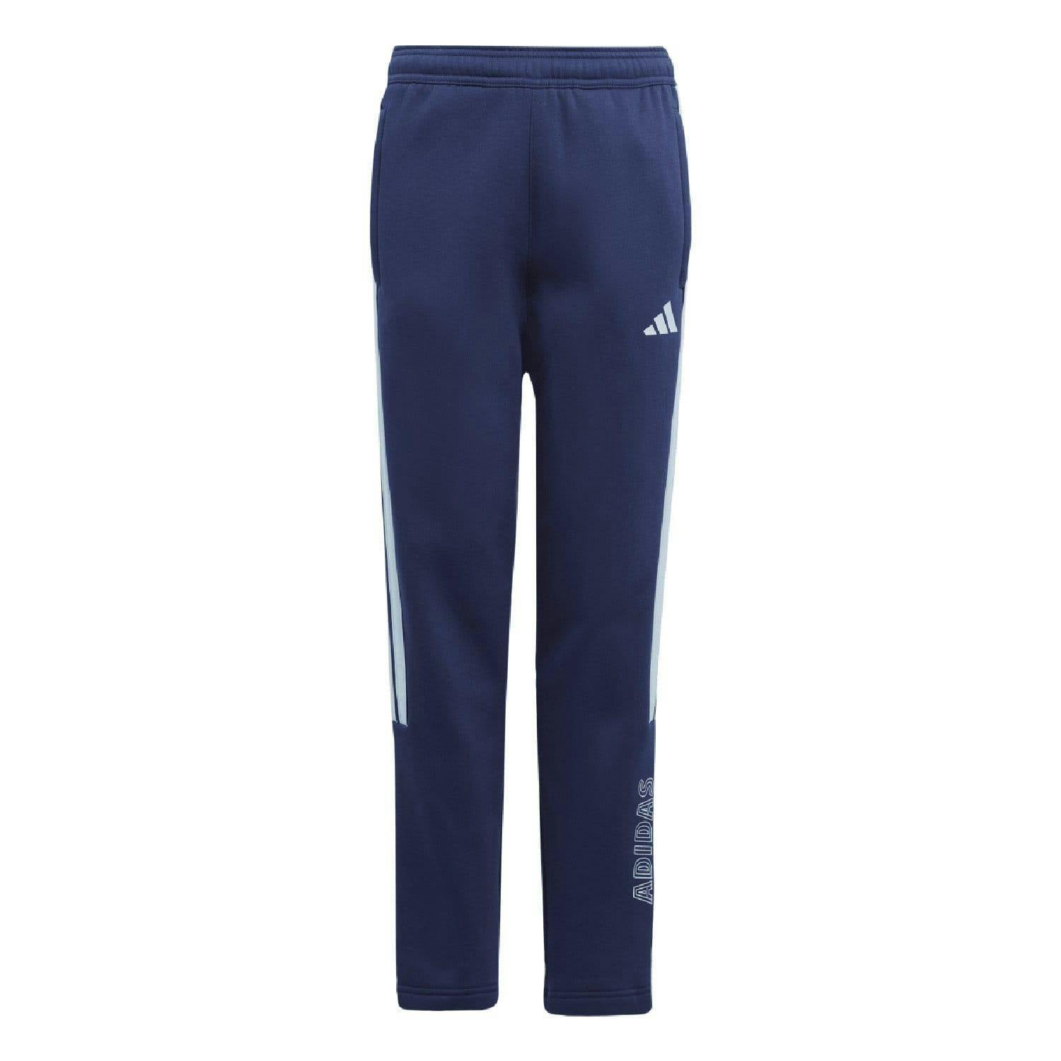 Adidas Blue Kids House Of Tiro Fleece Tracksuit Bottoms - 13-14 Years