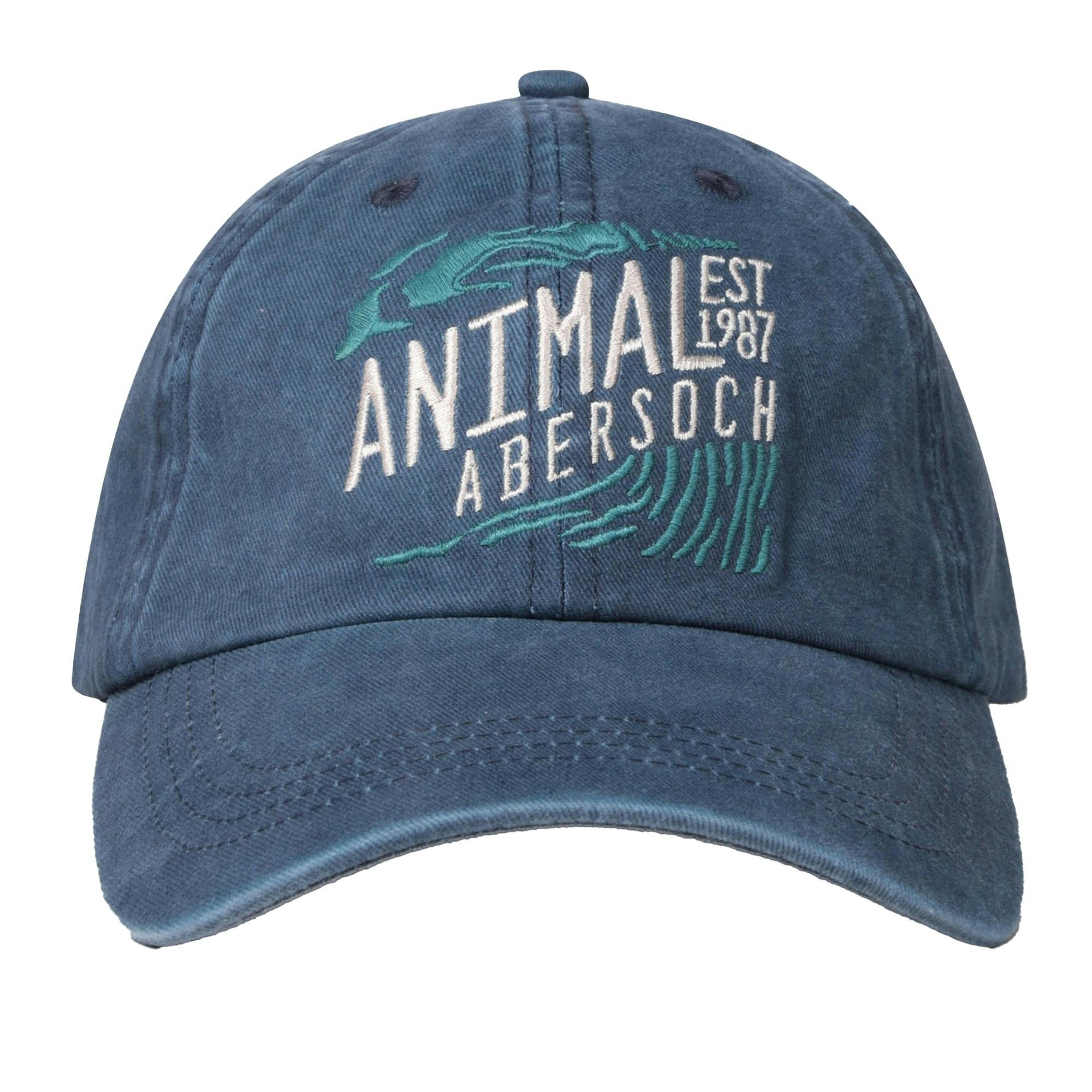 Animal Abersoch Established Baseball Cap - Navy - Navy - One Size - 100% Cotton