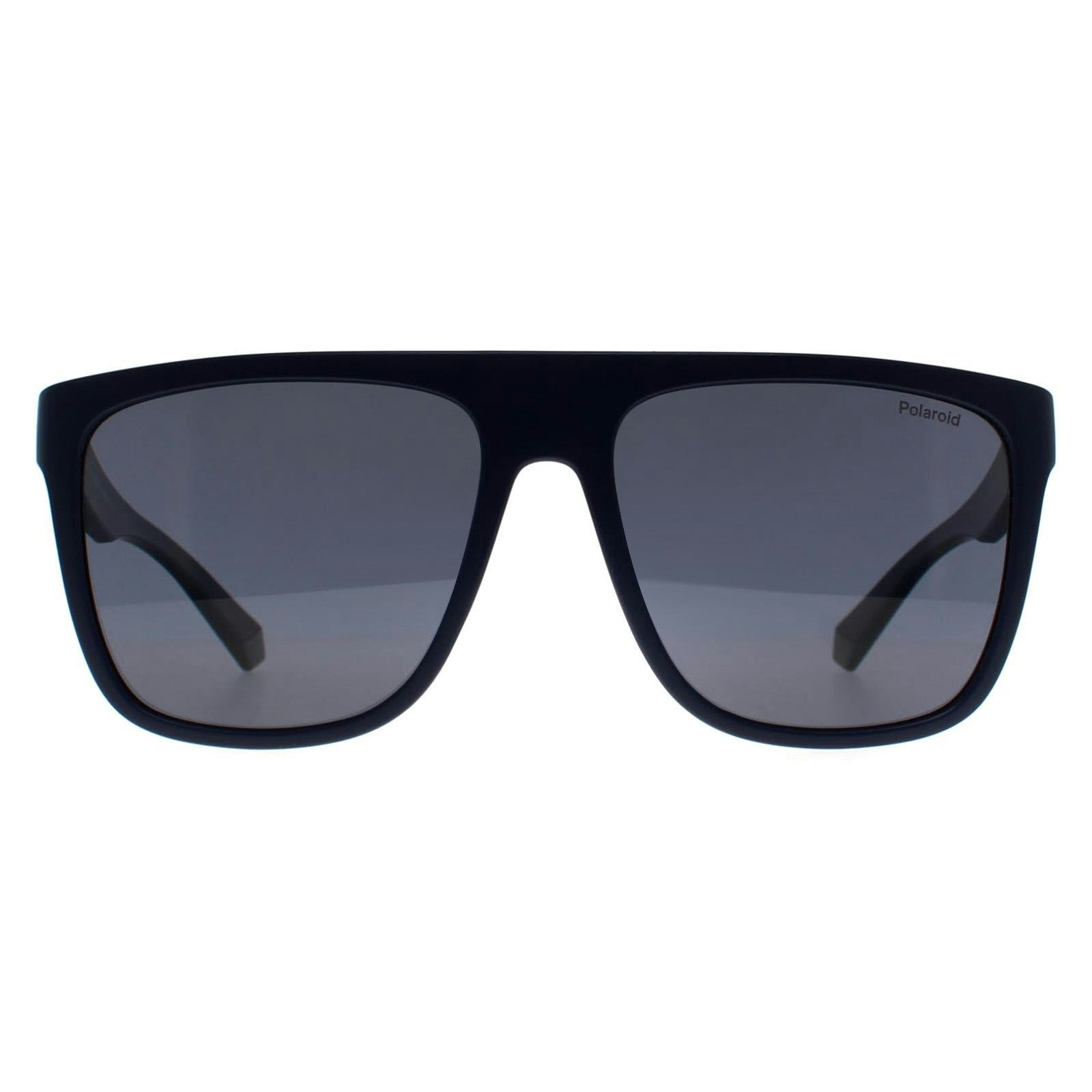 Polaroid Men's Blue Pld 2162/S Matte Sunglasses
