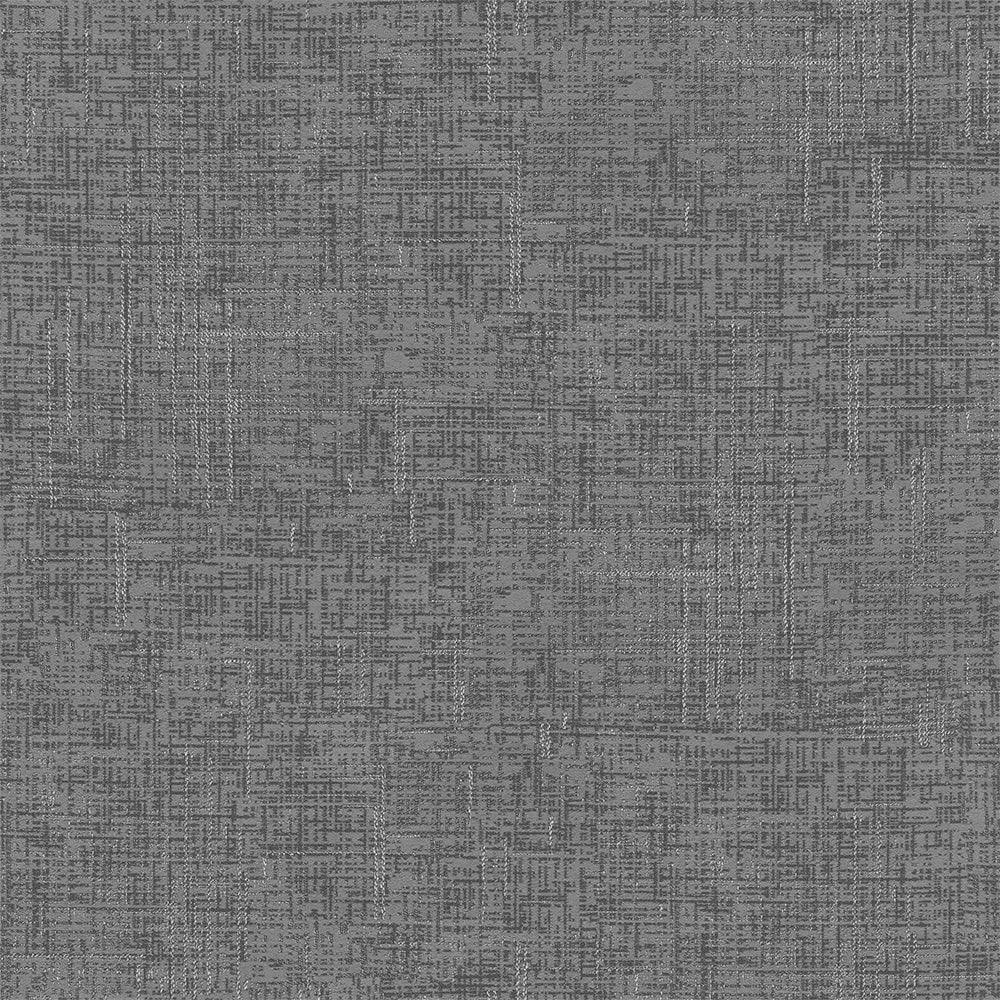 Paoletti Serafina Vinyl Textured Wallpaper - Charcoal - 10In X 53Cm - Charcoal - 100% Mixed