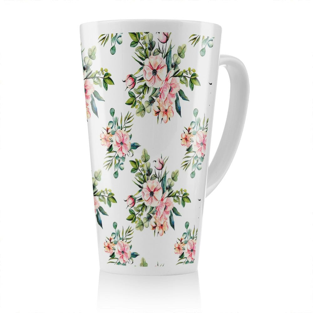 Rackhams Watercolour Plants Latte Mug