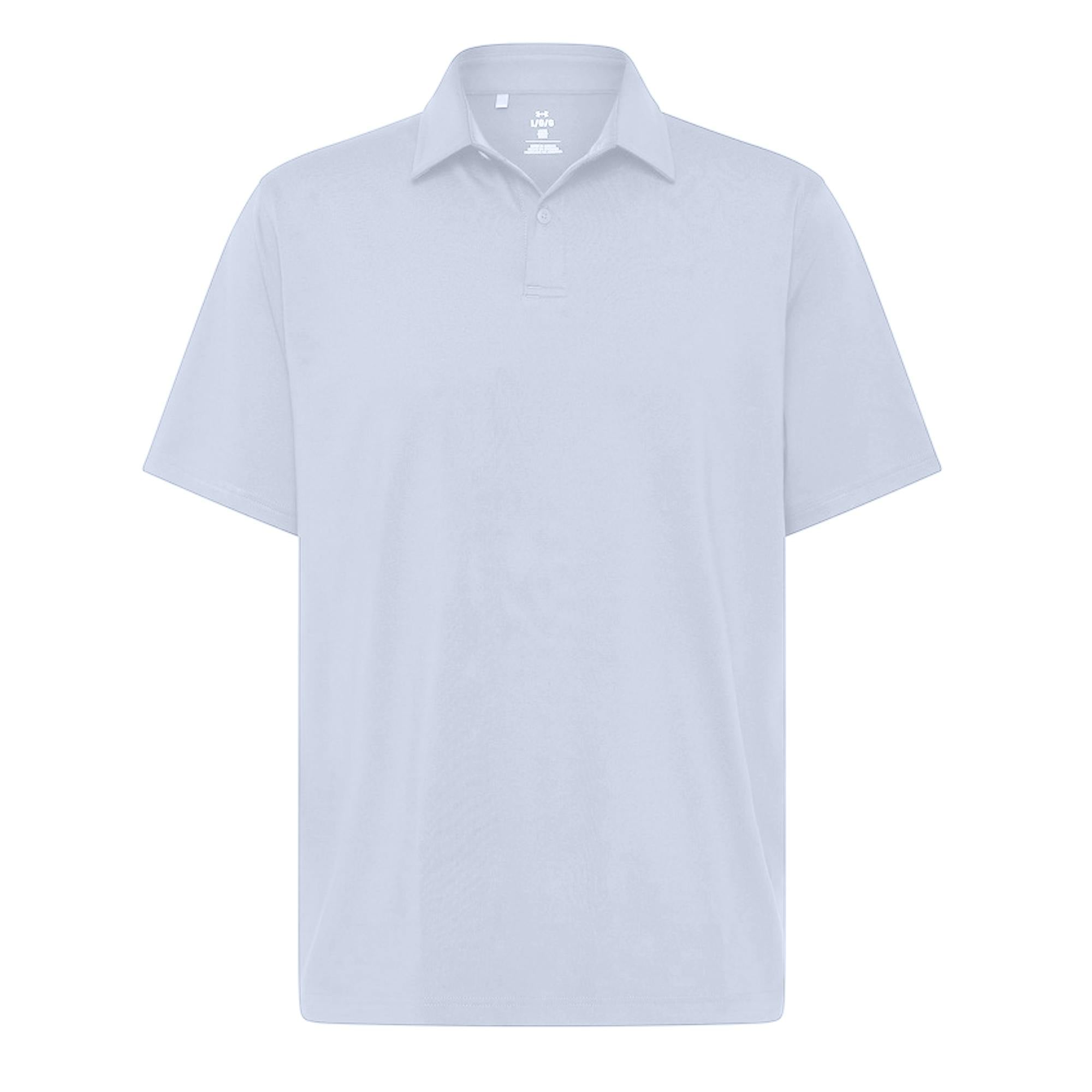 Under Armour Men's White T2g Polo Shirt - M - 88% Polyester/12% Elastane