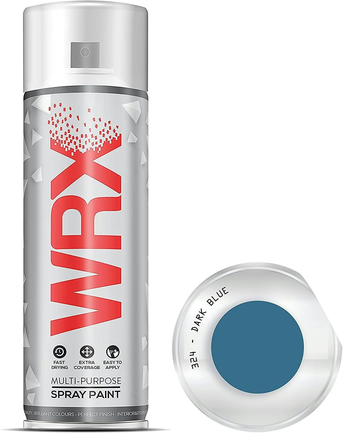 Wrx Dark/Blue Flat Spray Paint Solvent Based 400Ml