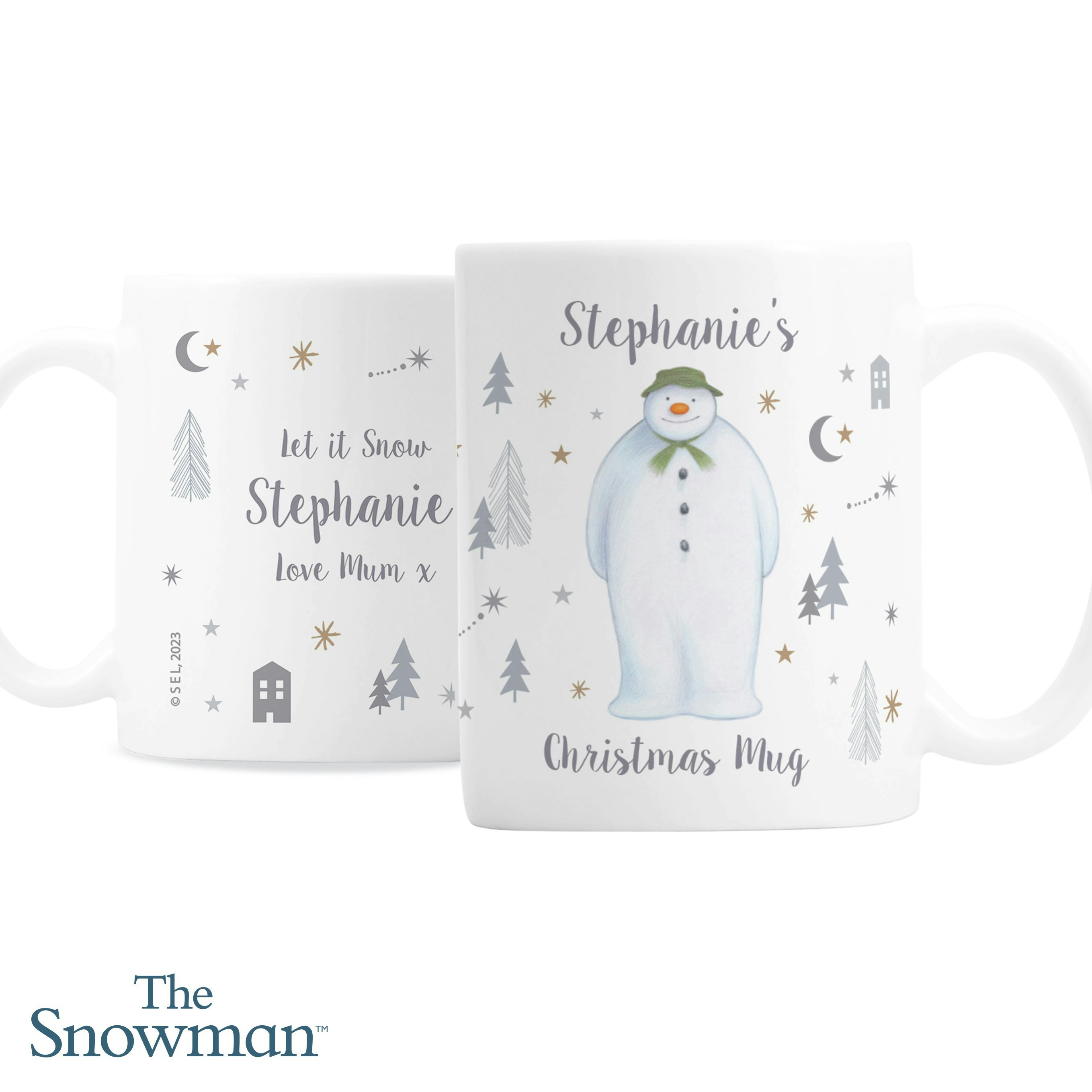 Rackhams Personalised The Snowman Magical Adventure Mug